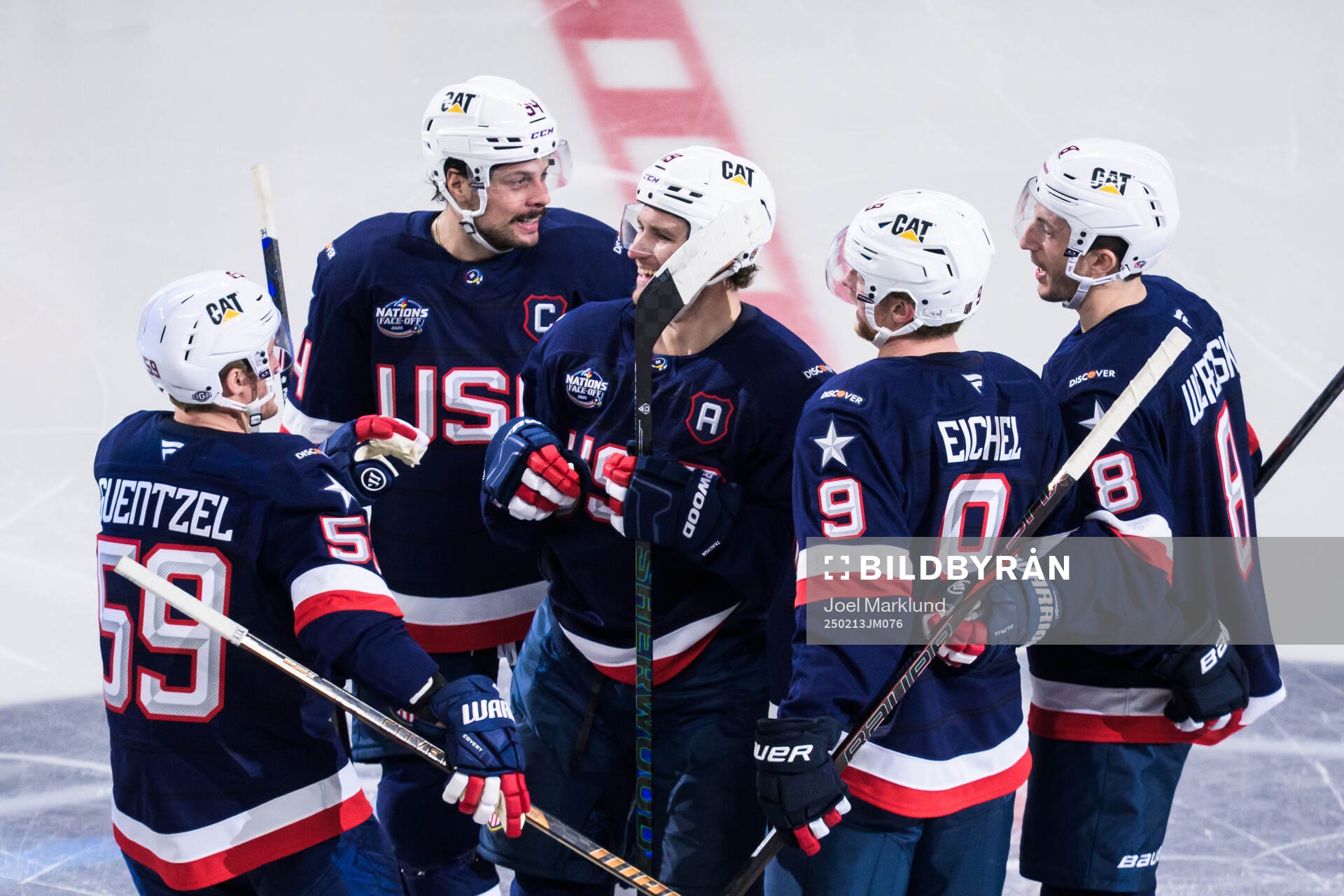 Jake Guentzel, Auston Matthews, Matthew Tkachuk, Jack