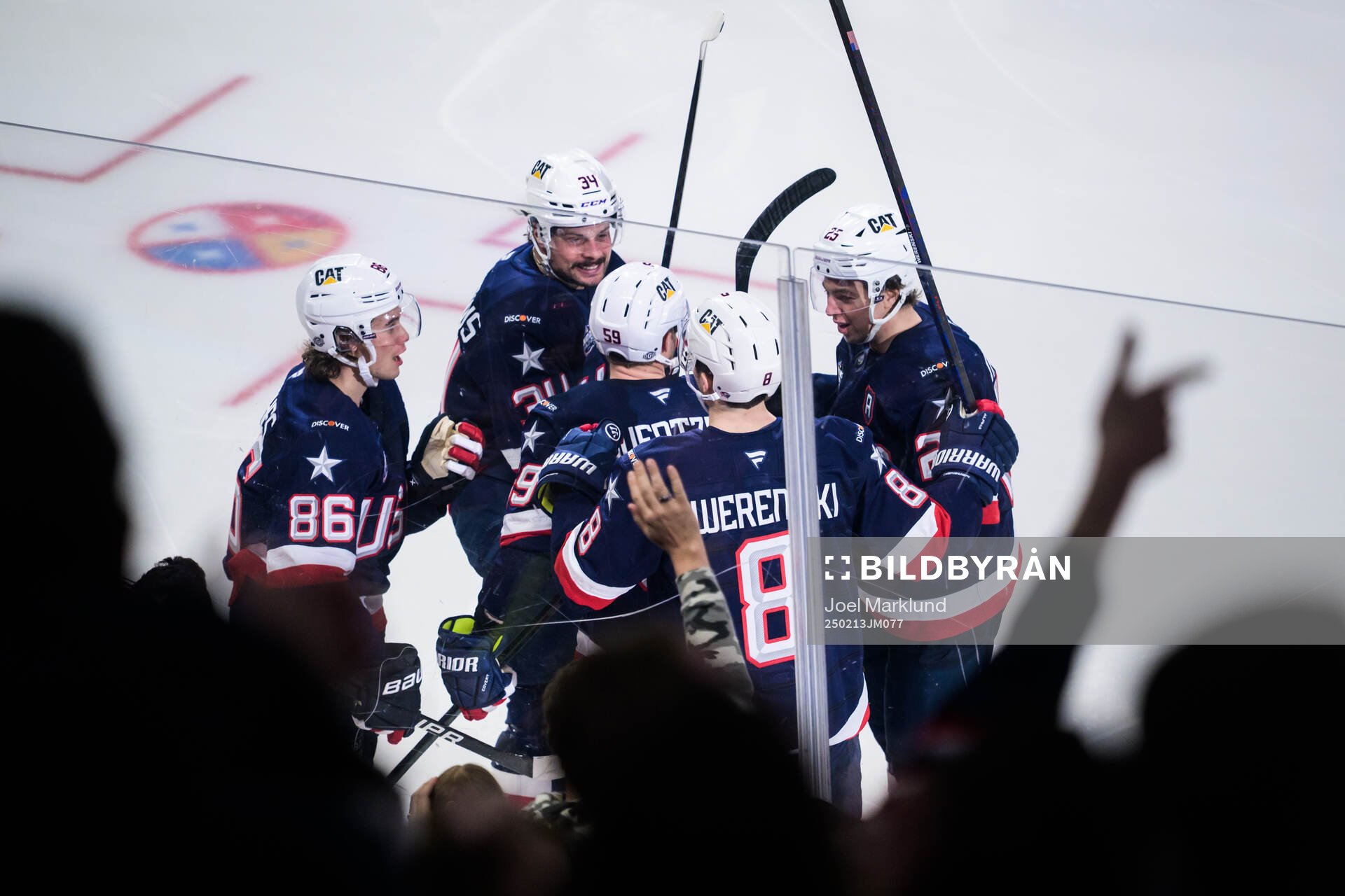 Jack Hughes, Auston Matthews, Jake Guentzel, Zach Werenski