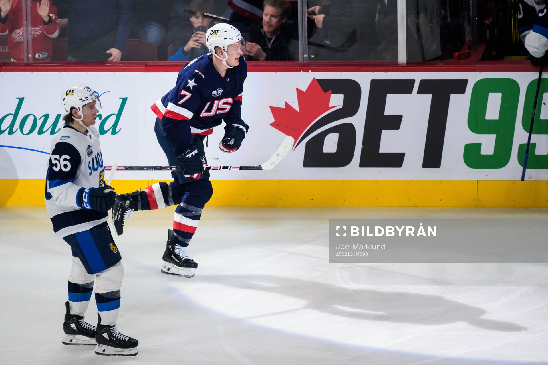 Brady Tkachuk of USA celebrates