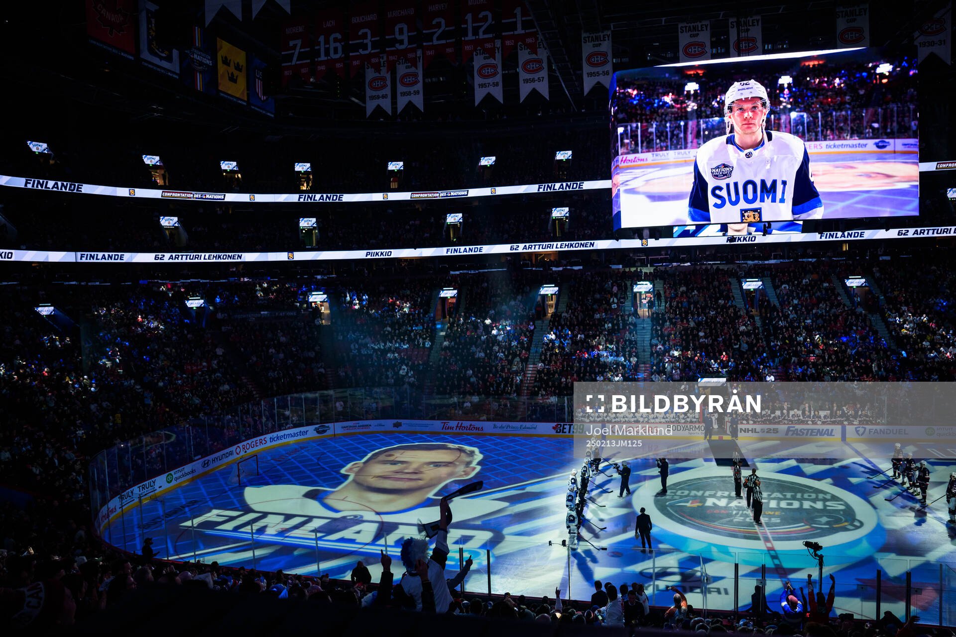 Artturi Lehkonen of Finland is shown