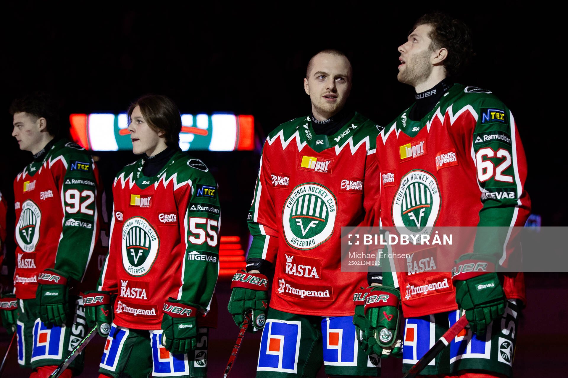Frölundas Linus Högberg och Wiktor Nilsson
