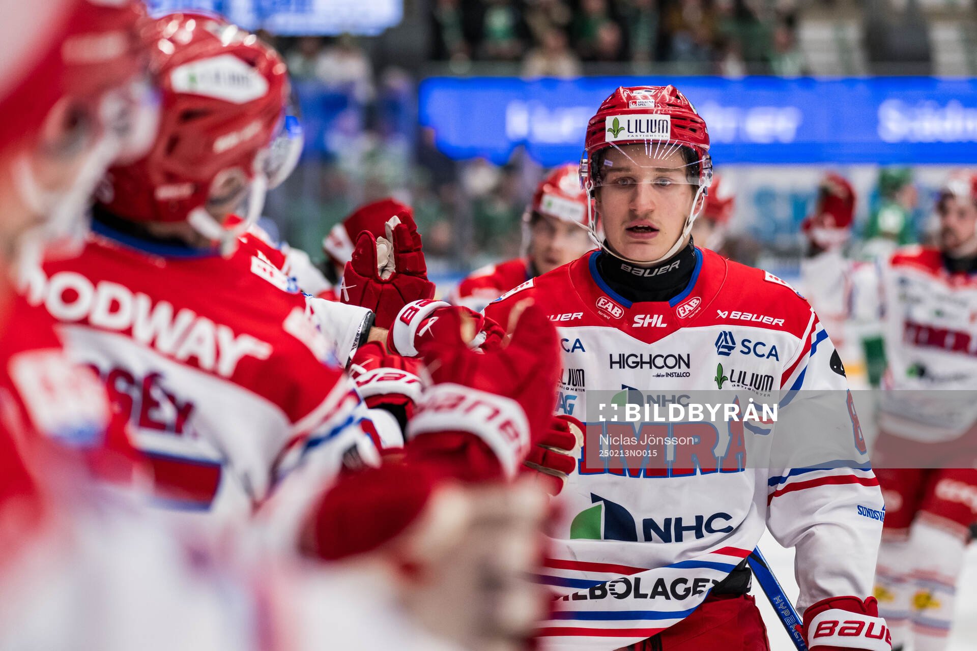 Timrås Oliver Kapanen jublar