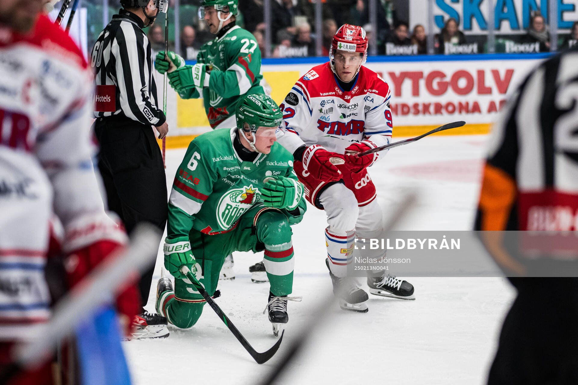 Rögles Marwin Jarbsjö och Timrås Anton Lundmark