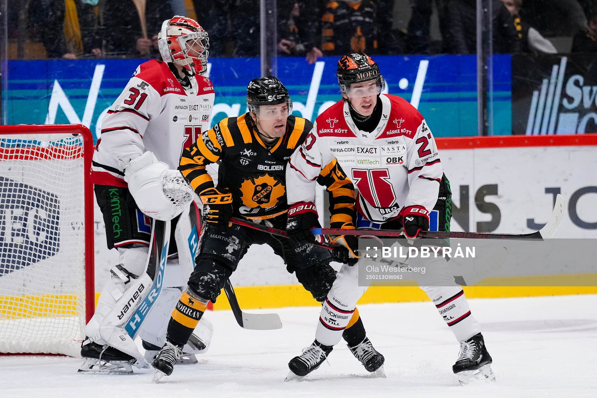 Örebros målvakt Jonas Arntzen och Peetro Seppälä