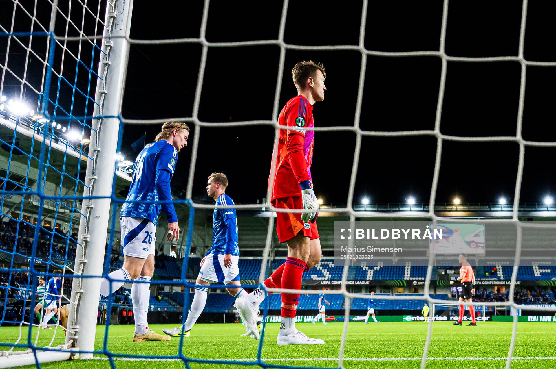 Isak Amundsen and Jacob Karlstrøm of Molde looks dejected