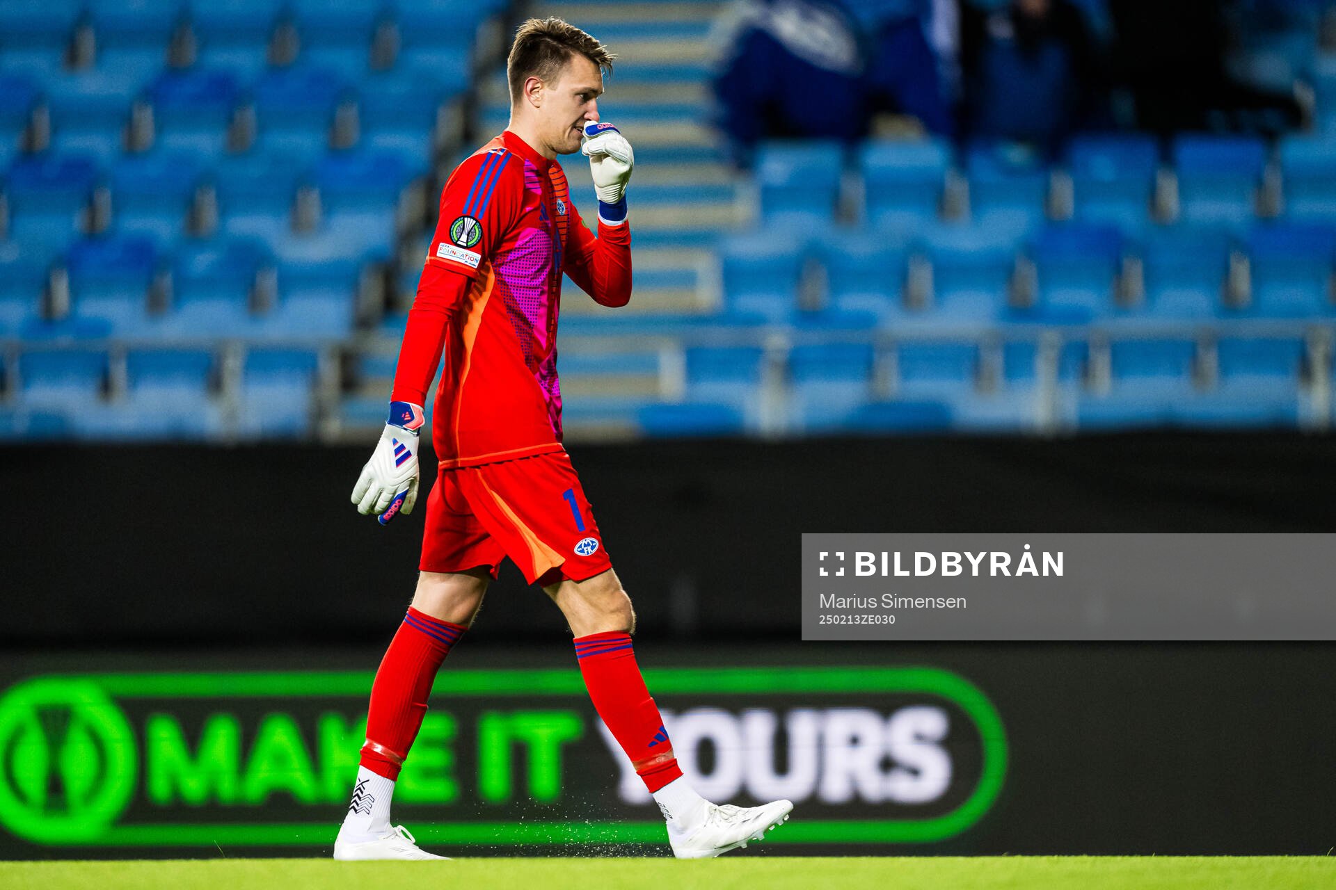 Jacob Karlstrøm of Molde looks dejected the UEFA Europa