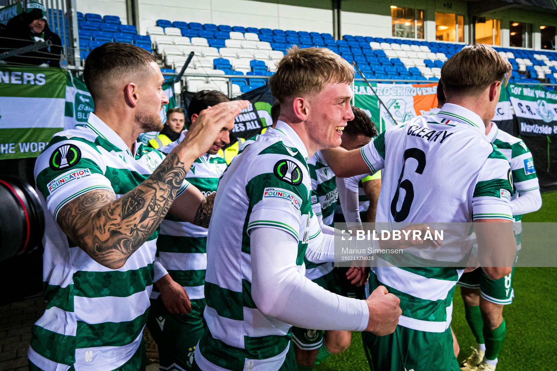 Michael Noonan of Shamrock Rovers celebrates