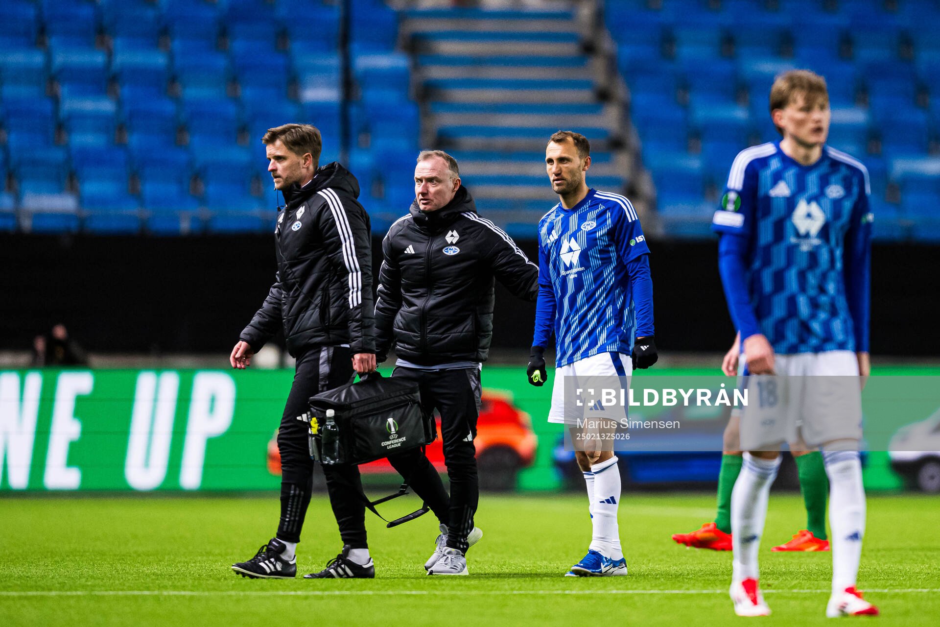 Magnus Wolff Eikrem of Molde looks dejected