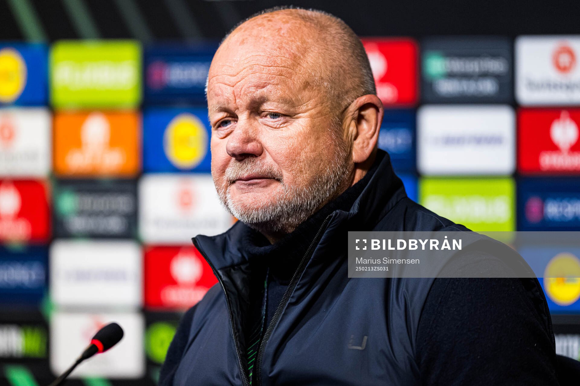 Per-Mathias Høgmo, head coach of Molde, at a press