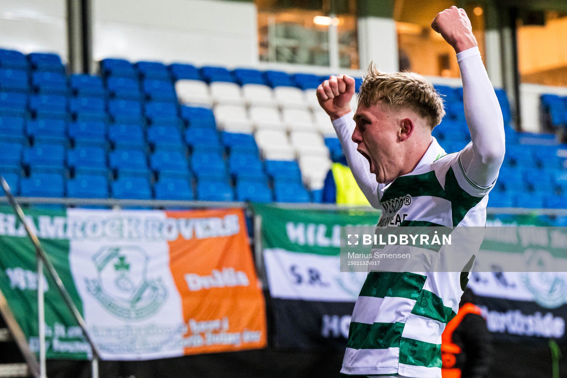 Michael Noonan of Shamrock Rovers celebrates