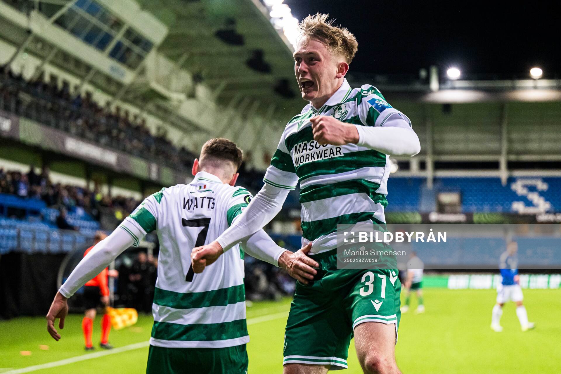 Michael Noonan of Shamrock Rovers celebrates