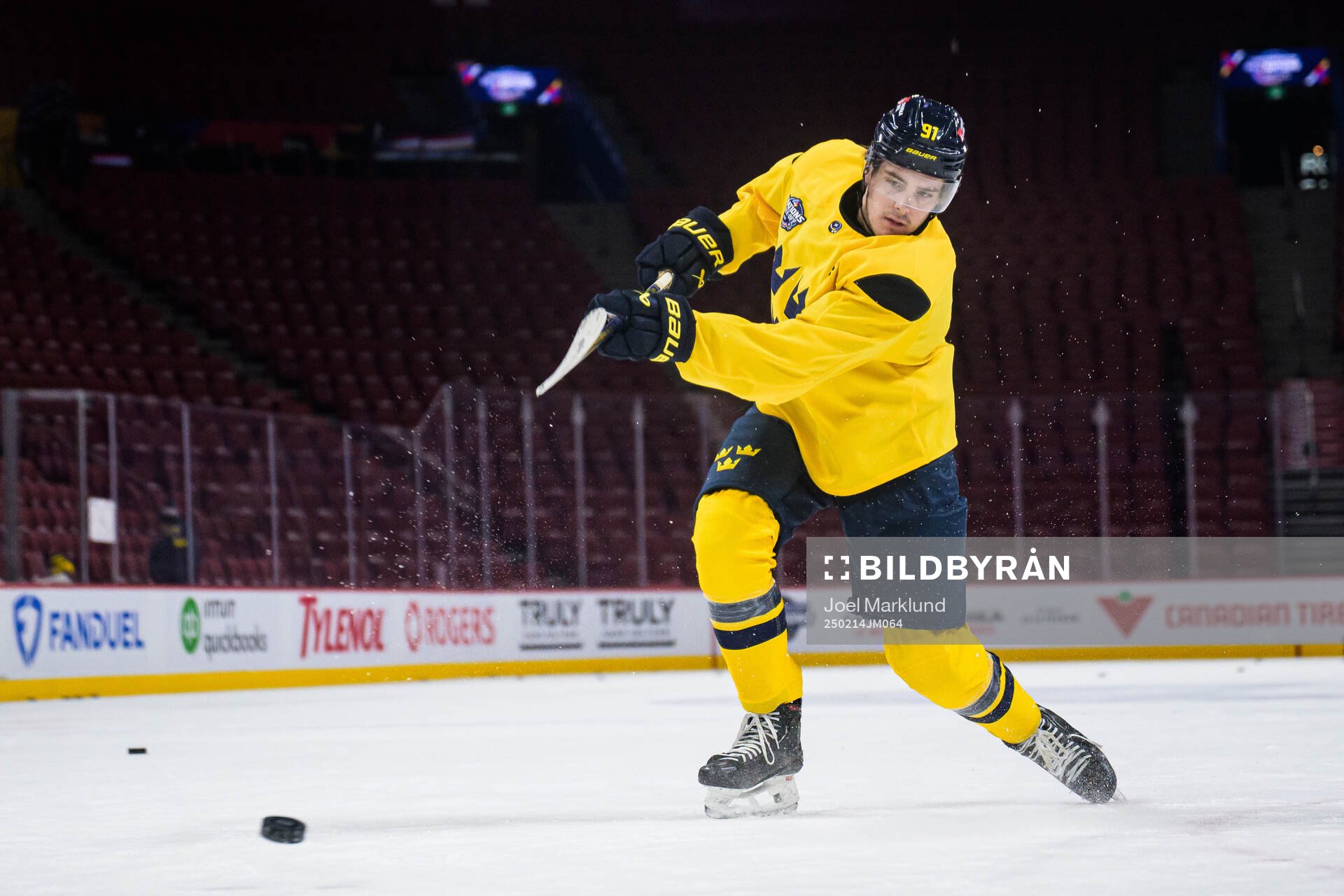 Leo Carlsson of Sweden at a practice session