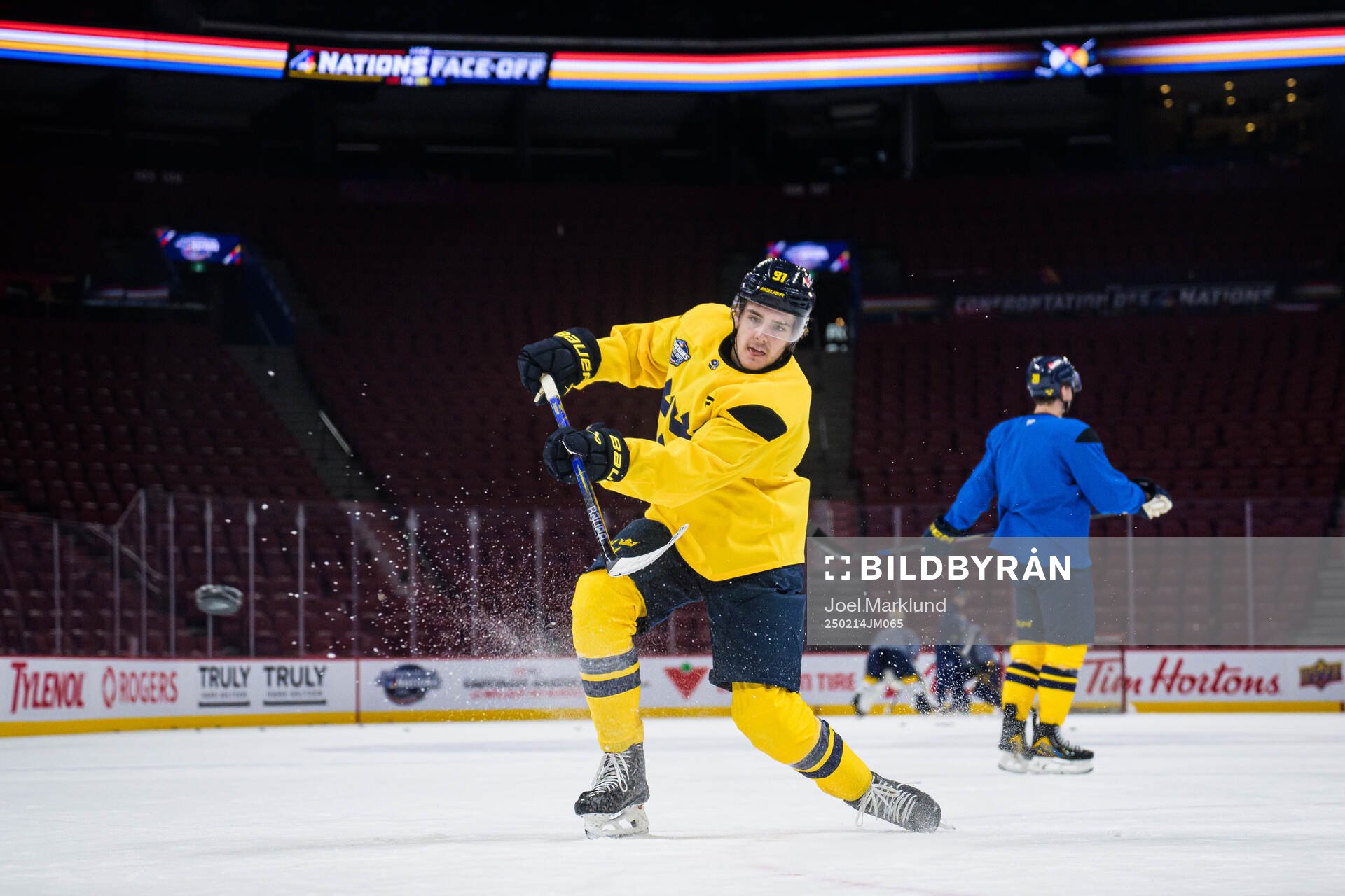 Leo Carlsson of Sweden at a practice session