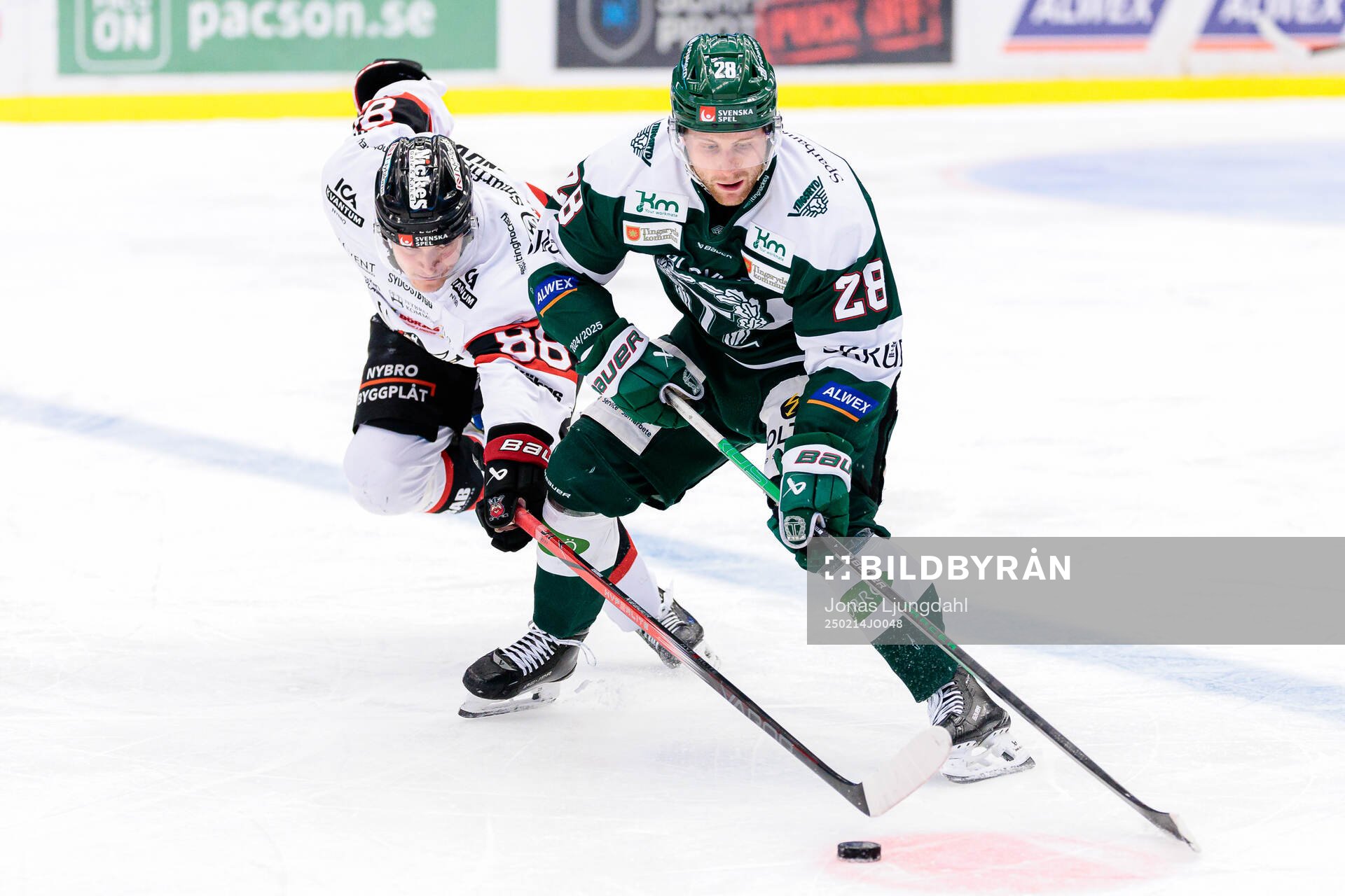 Nybros Maksim Semjonov och Tingsryds William Fransson