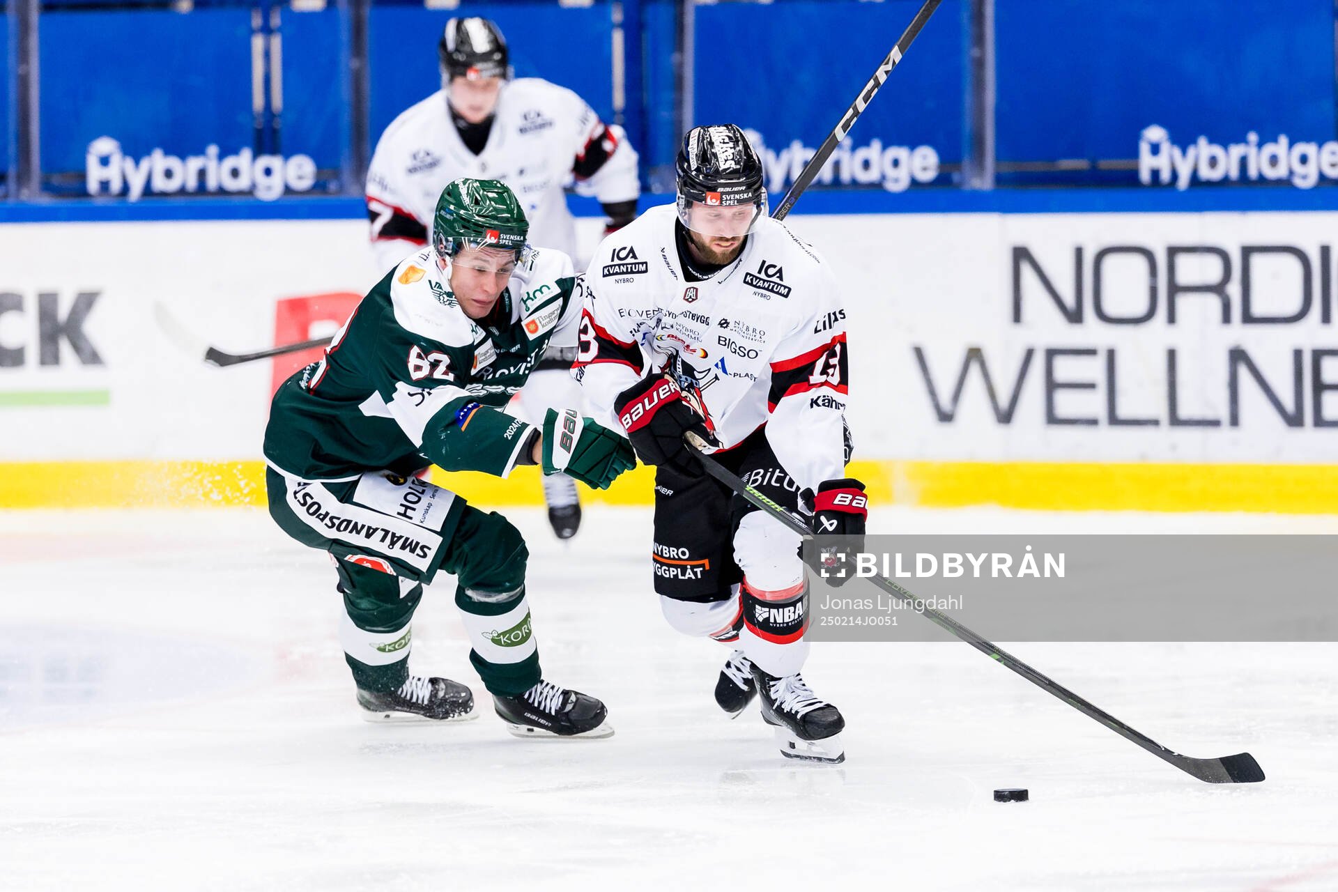 Tingsryds Joel Ratkovic-Berndtsson och Nybros Erik Flood