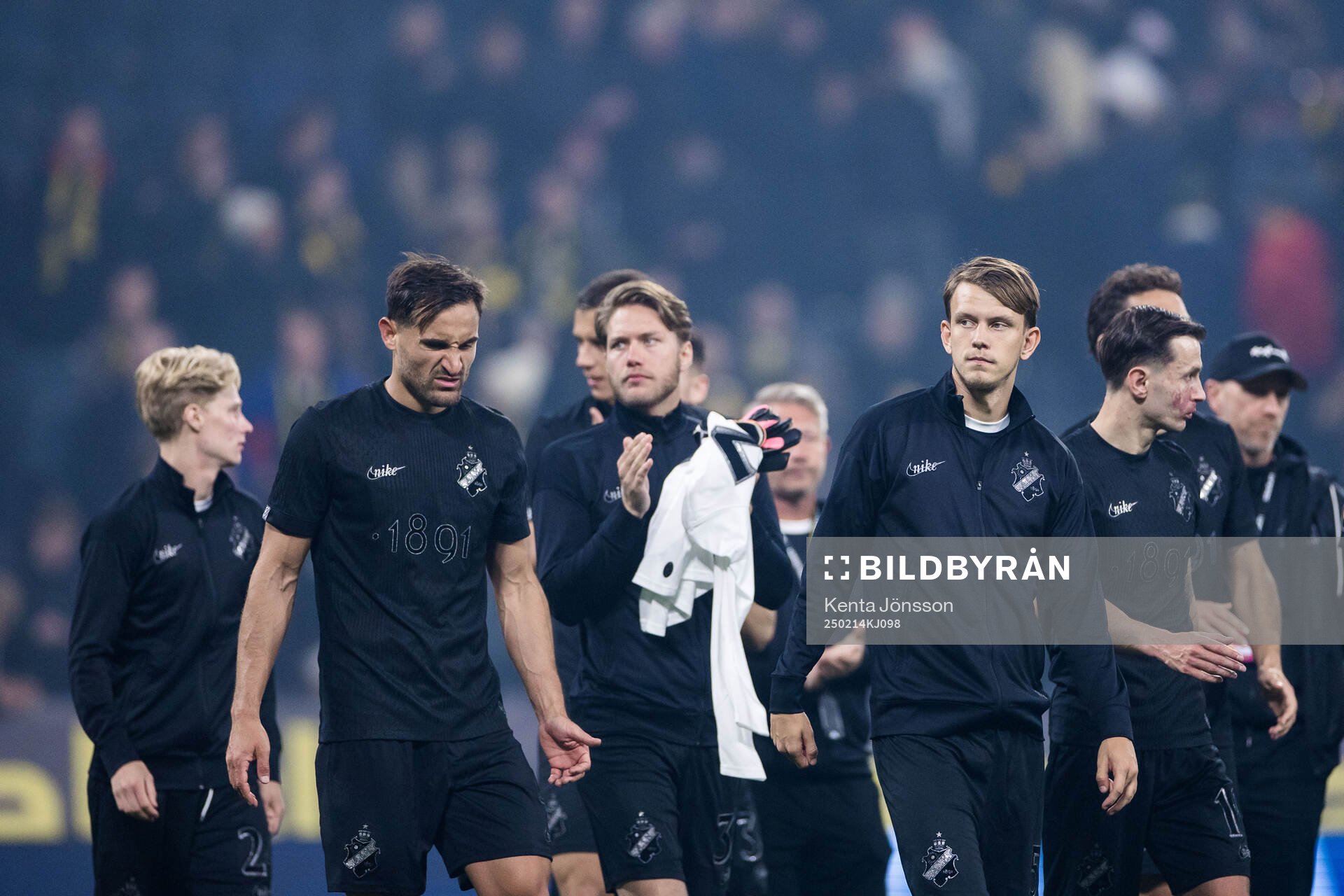 AIKs Sotirios Papagiannopoulos och Kazper Karlsson deppar