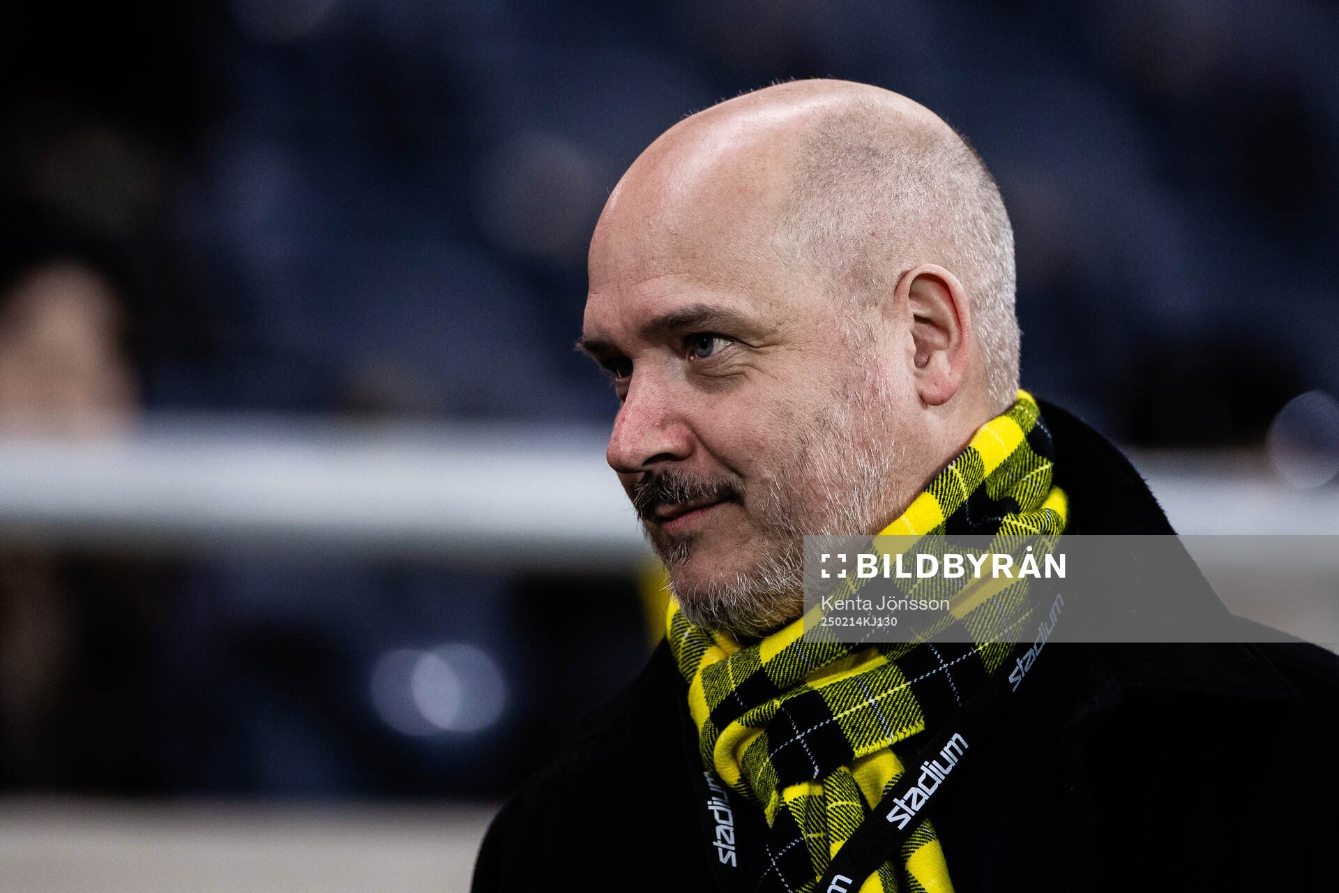 AIKs klubbdirektör Fredrik Söderberg inför  fotbollsmatchen i Svenska Cupen mellan AIK och Degerfors den 14 februari 2025 i Stockholm. 