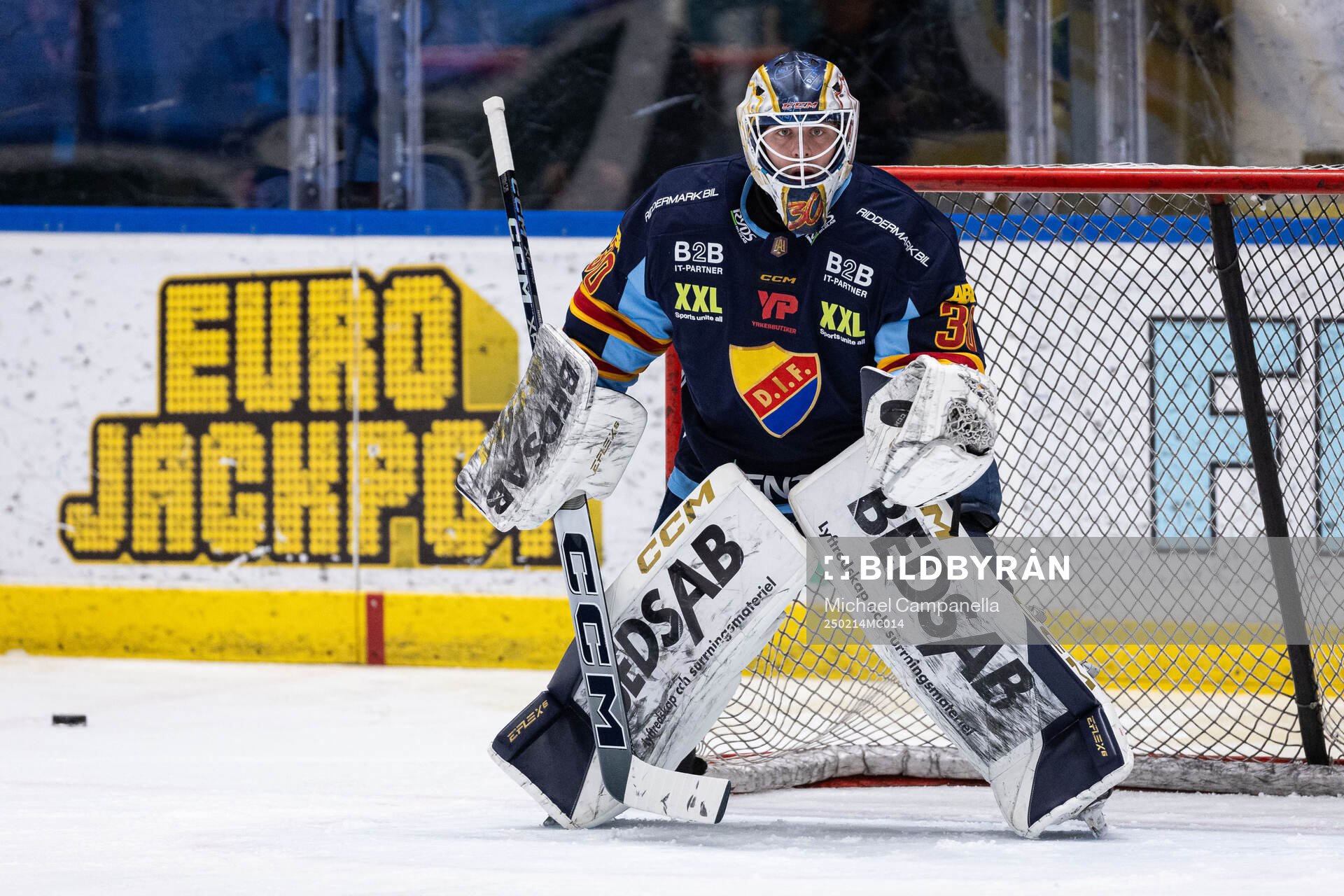 Djurgårdens målvakt Hugo Hävelid