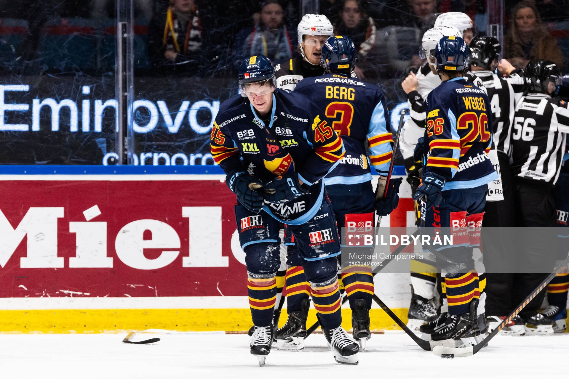 Djurgårdens Hugo Blixt har ont