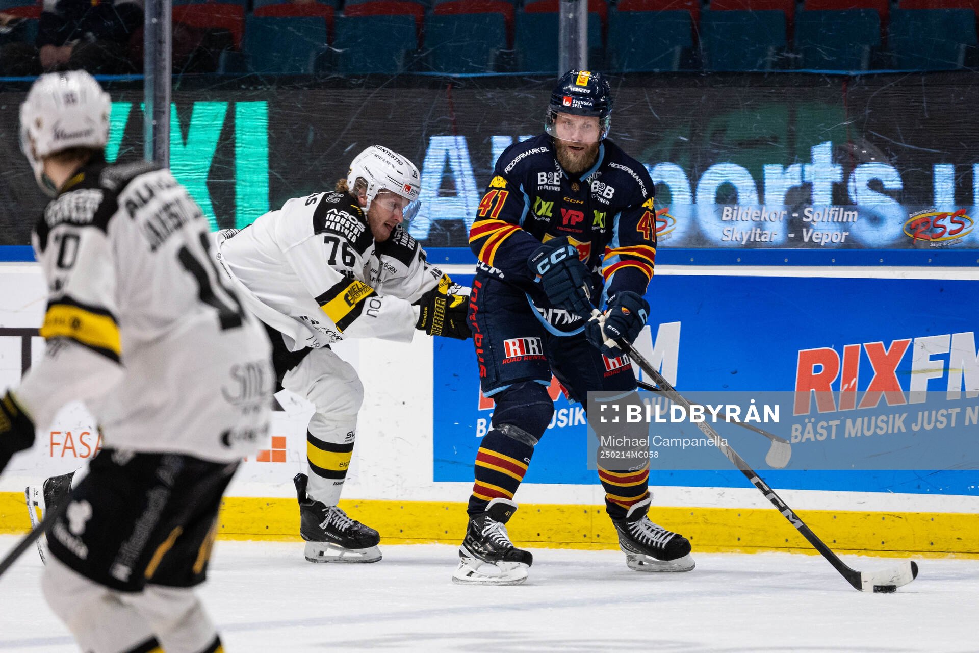 Västerås Oskar Kvist  och Djurgårdens Patrick Thoresen