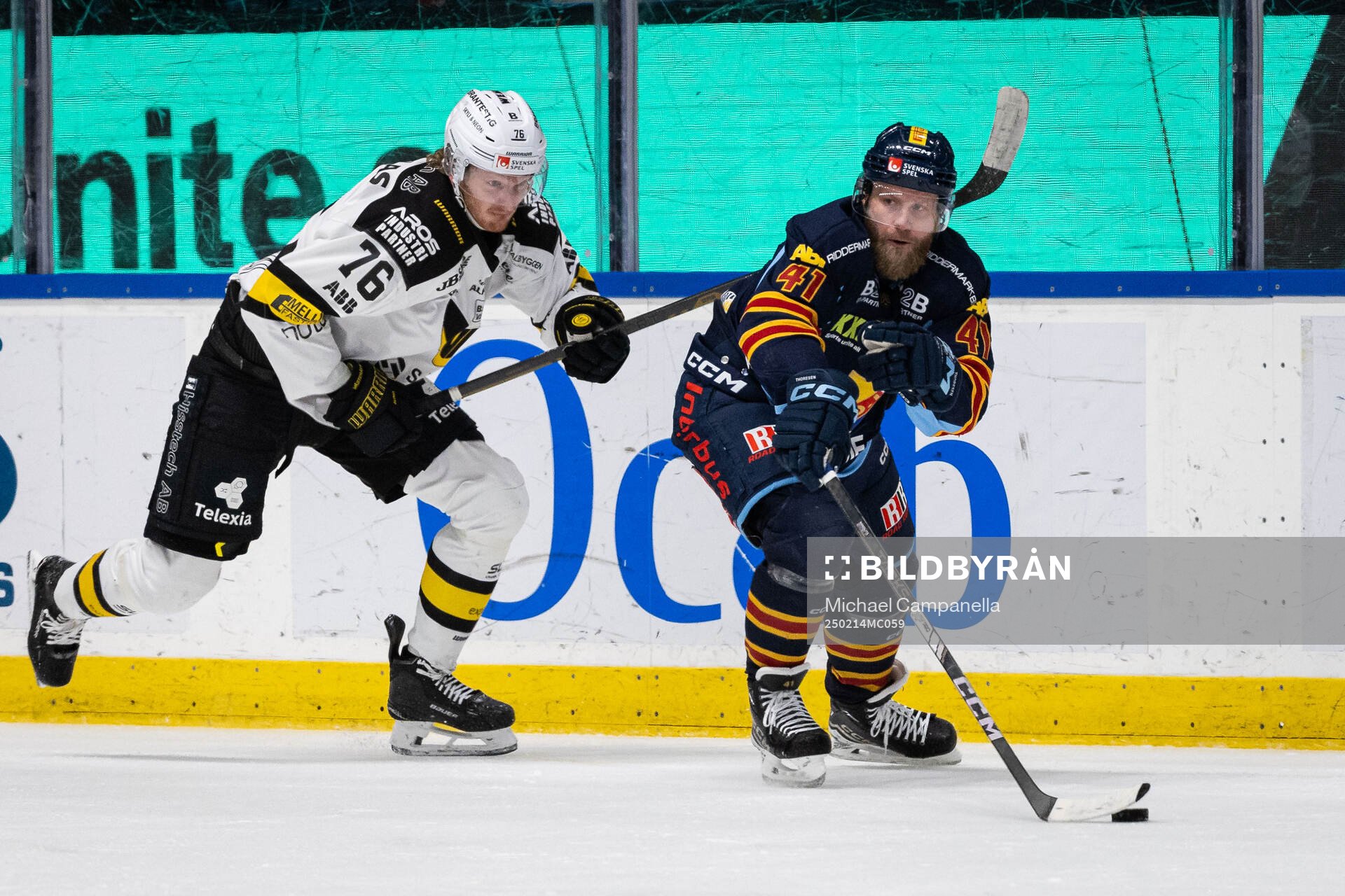 Västerås Oskar Kvist  och Djurgårdens Patrick Thoresen
