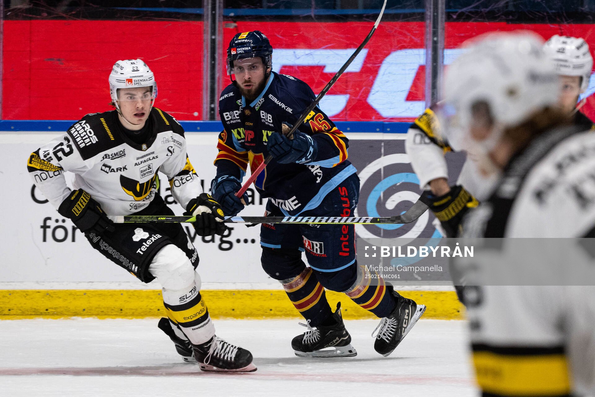 Västerås Christian Berger och Djurgårdens Albin Grewe