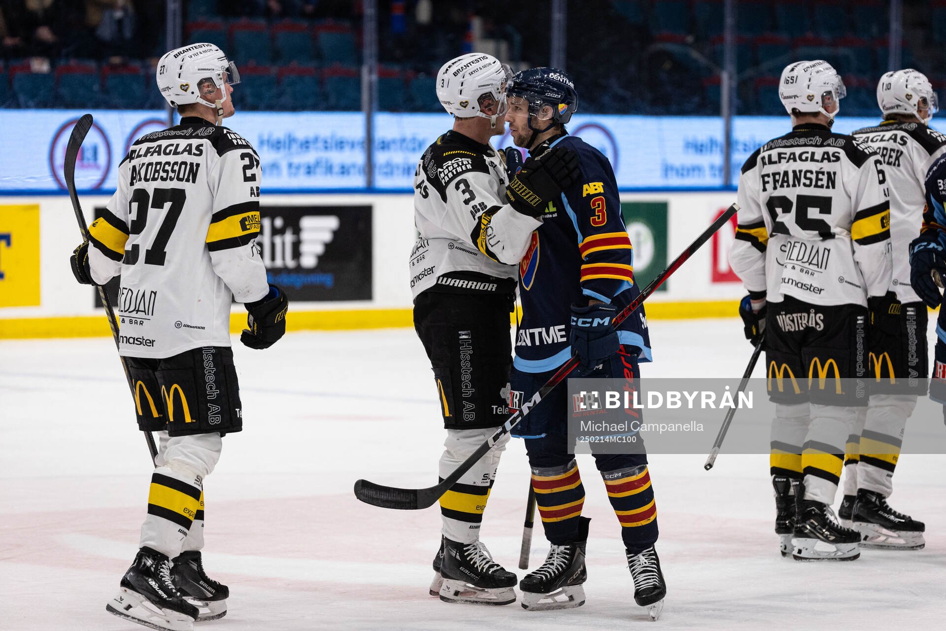 Västerås Niklas Folin och Djurgårdens August Berg