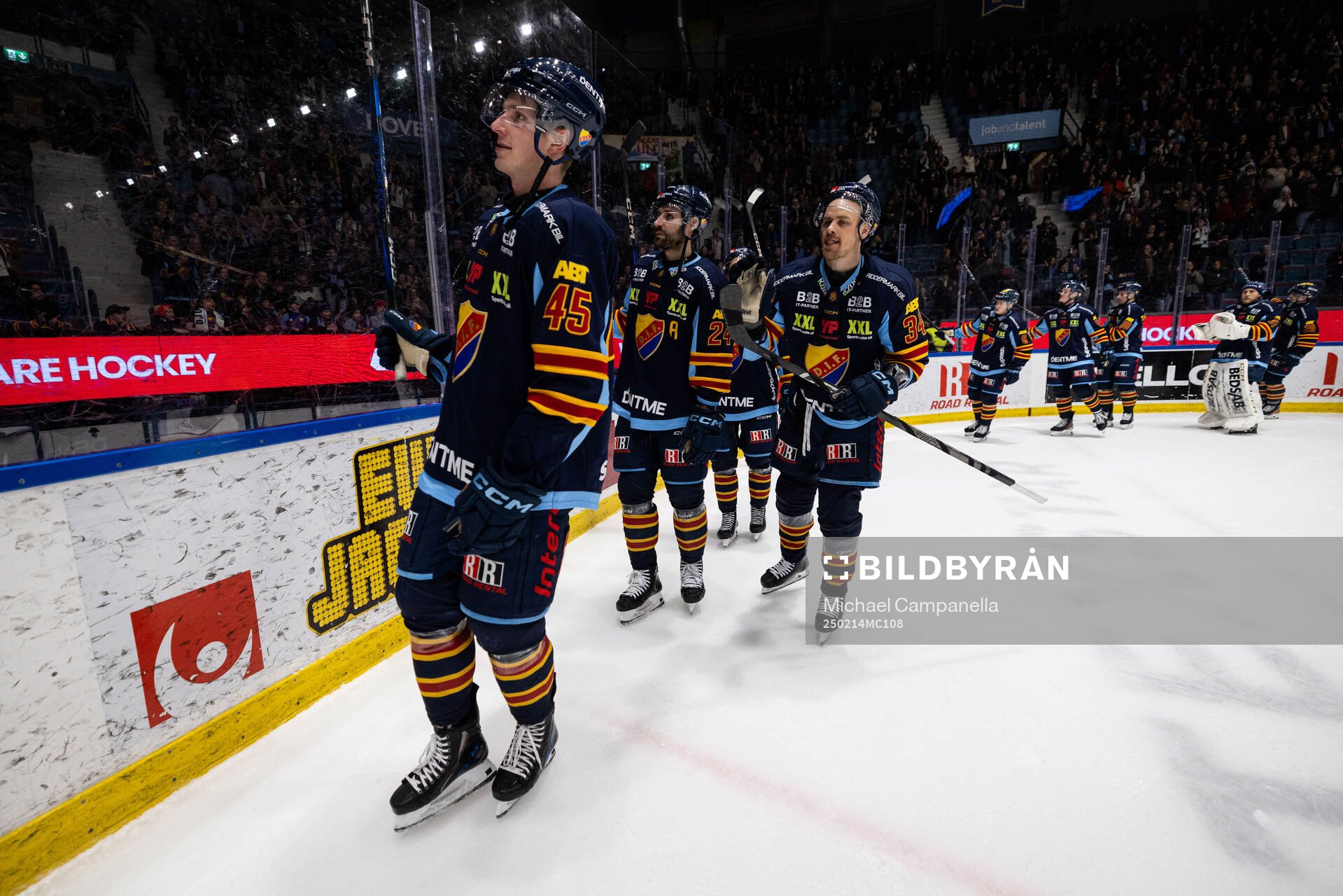 Djurgårdens Hugo Blixt tackar publiken