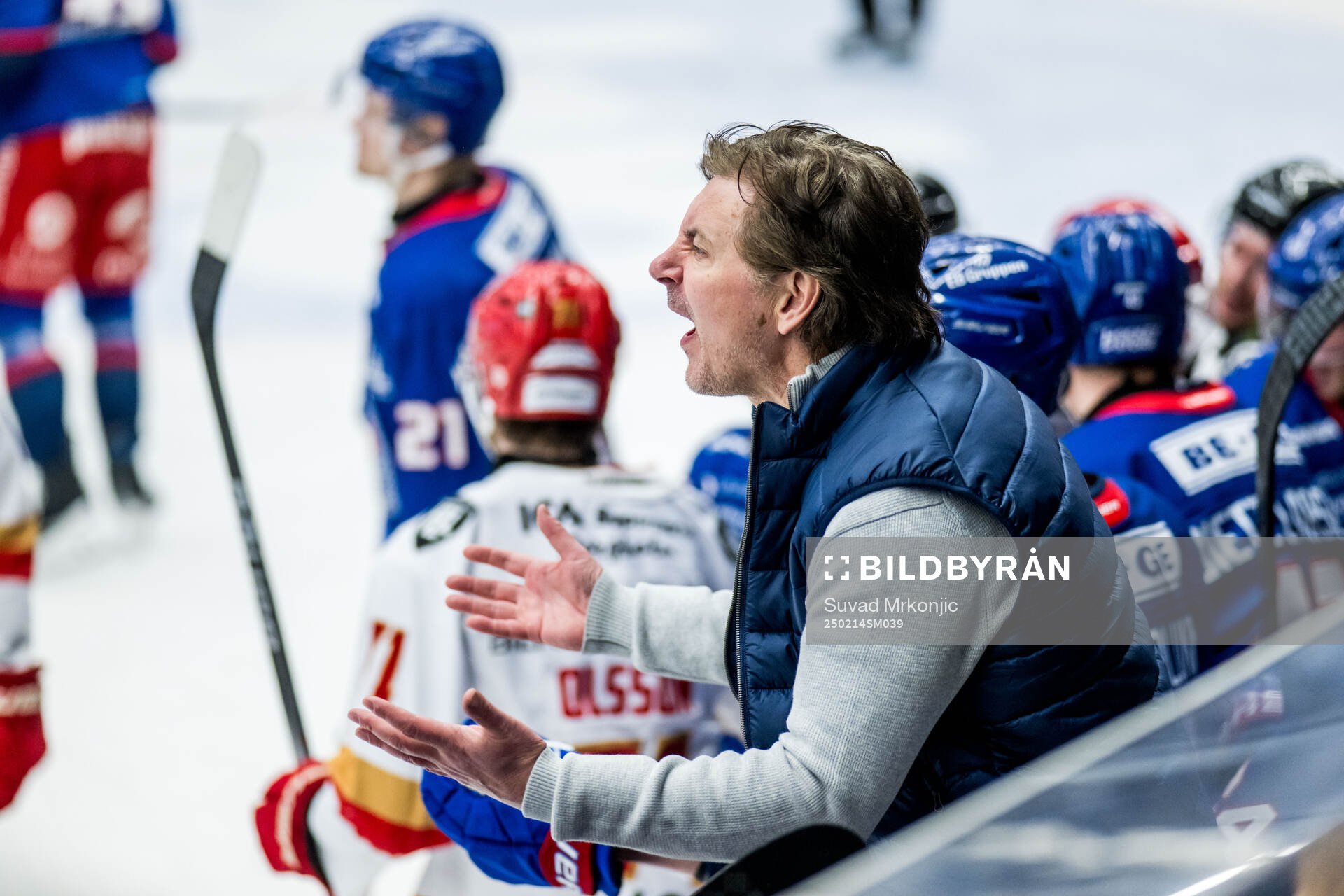Oskarshamns tränare Tero Lehterä reagerar