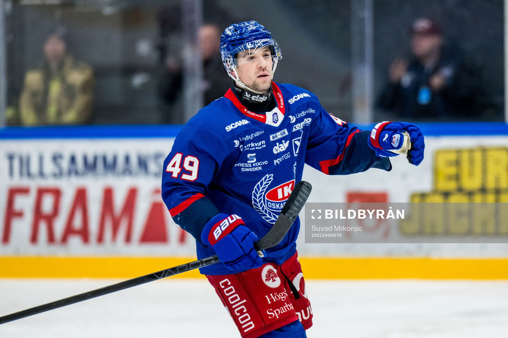 Oskarshamns Michael Joyaux jublar