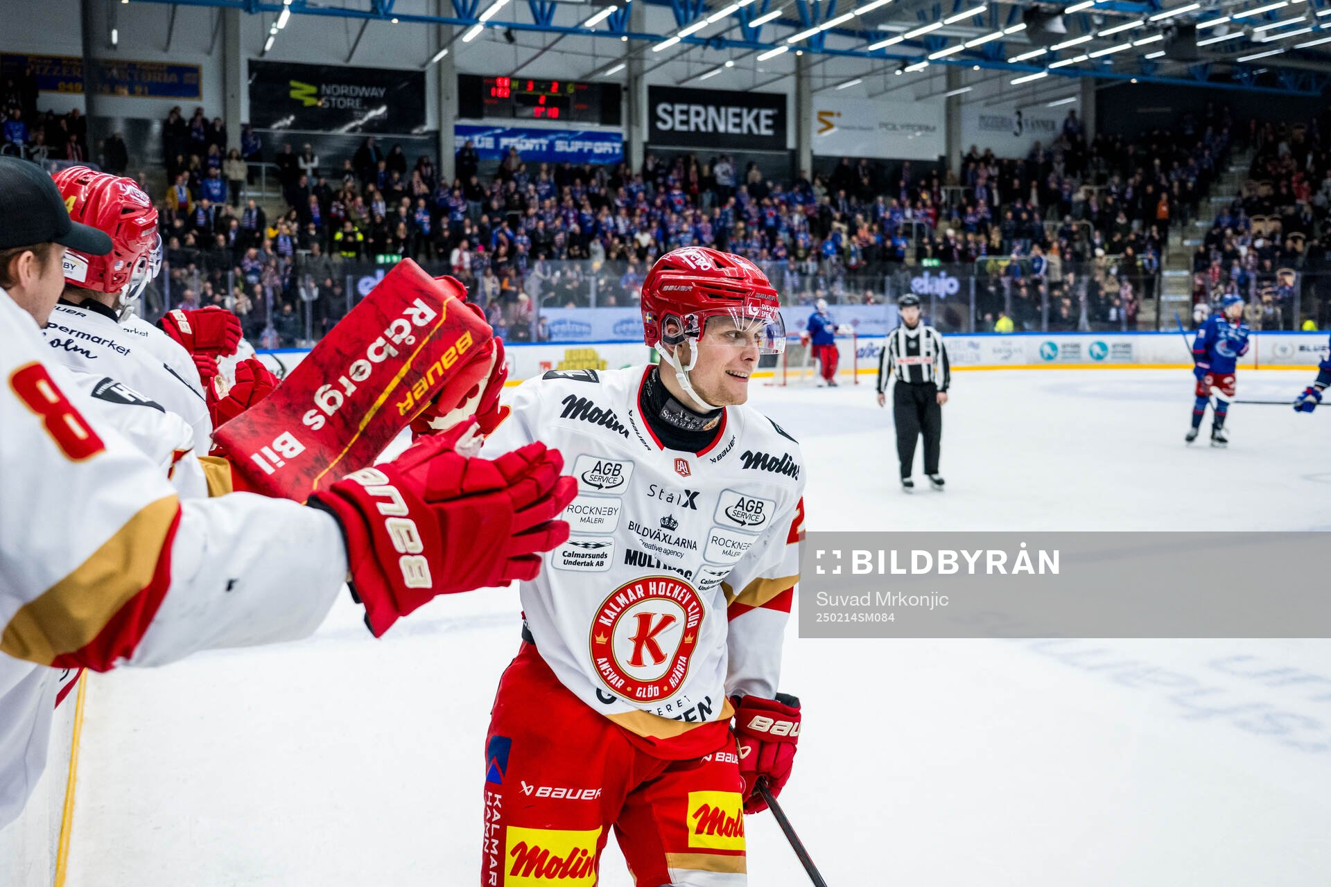 Kalmars John Dahlström jublar