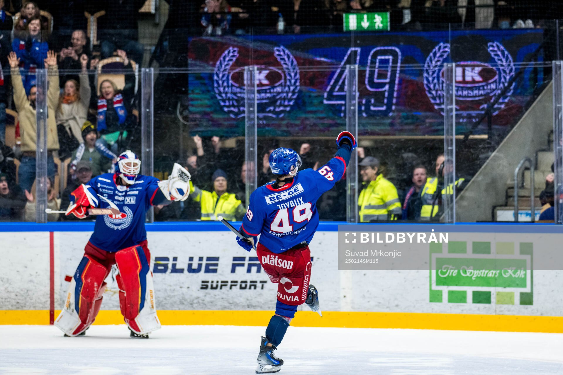 Oskarshamns Michael Joyaux jublar
