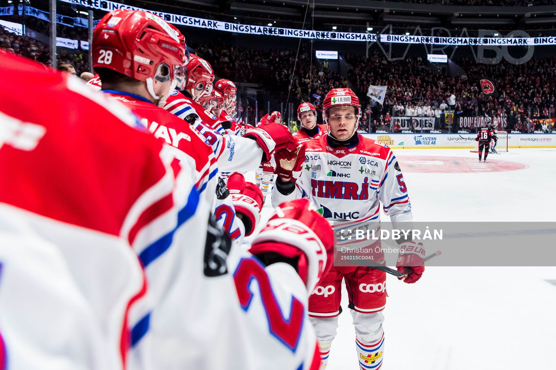 Timrås Anton Wedin jublar