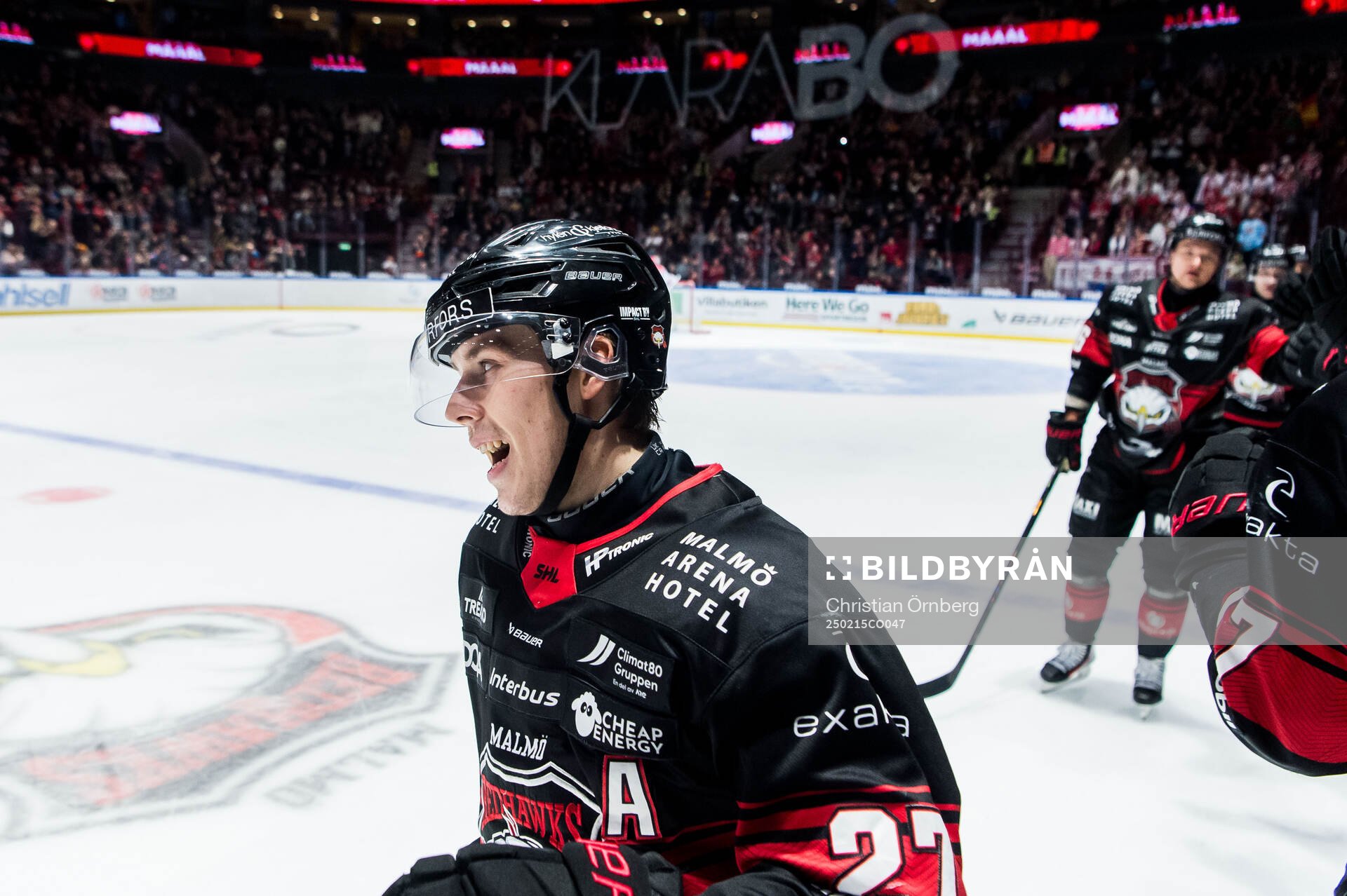 Malmö Redhawks Henrik Haapala jublar