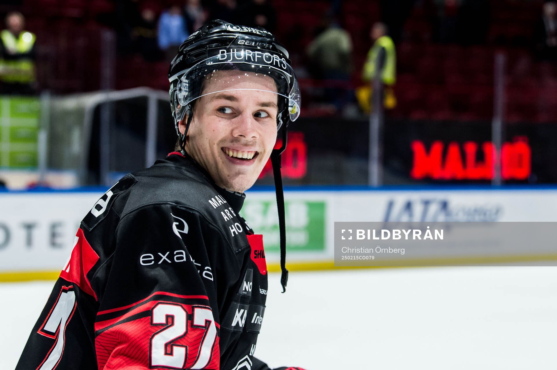 Malmö Redhawks Henrik Haapala jublar