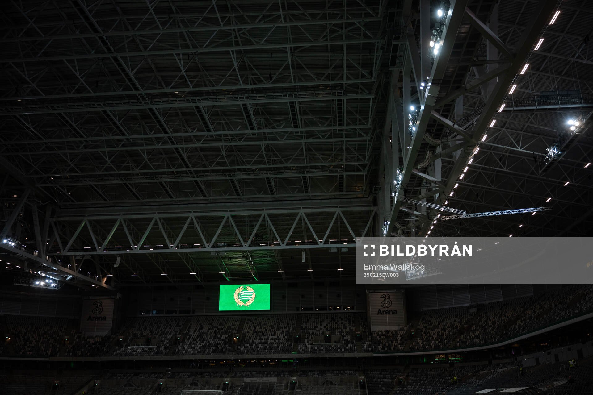 Interiör vy av 3Arena