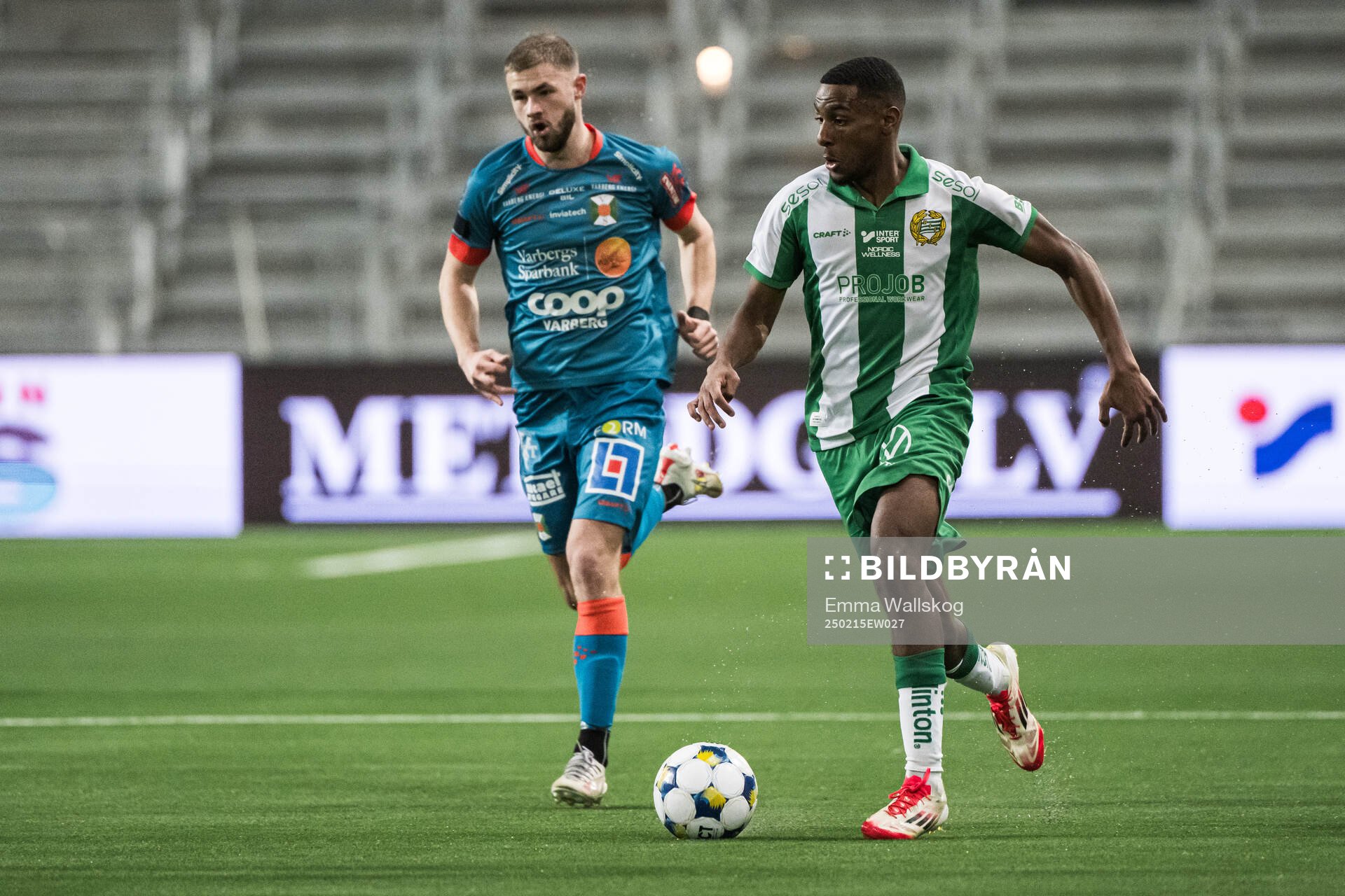 Varbergs Oliver Alfonsi och Hammarbys Paulos Abraham