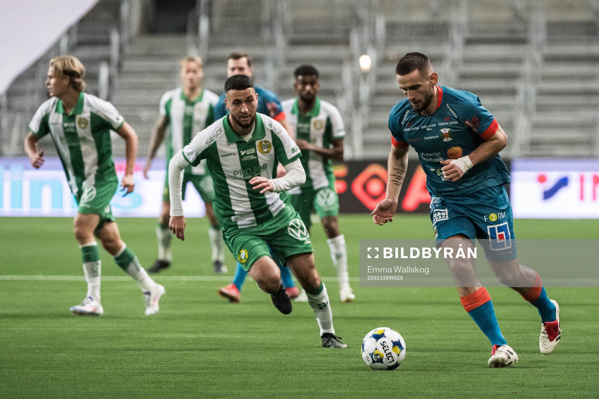 Hammarbys Abdelrahman Boudah Saidi och Varbergs Erion Sadiku