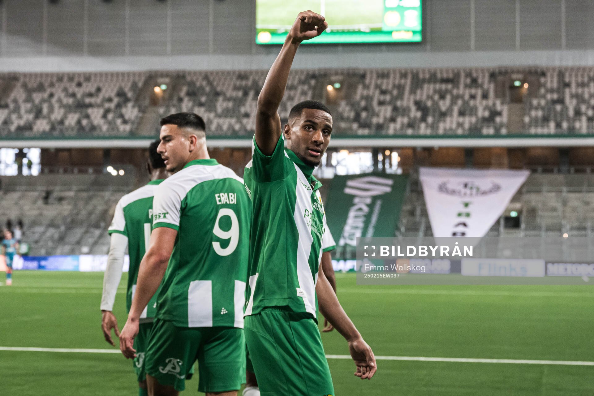 Hammarbys Paulos Abraham jublar