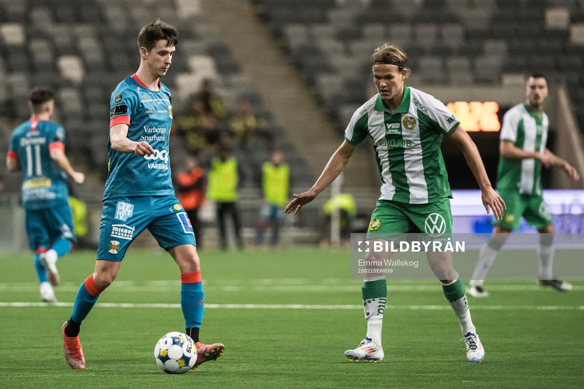 Varbergs Olle Edlund och Hammarbys Markus Karlsson
