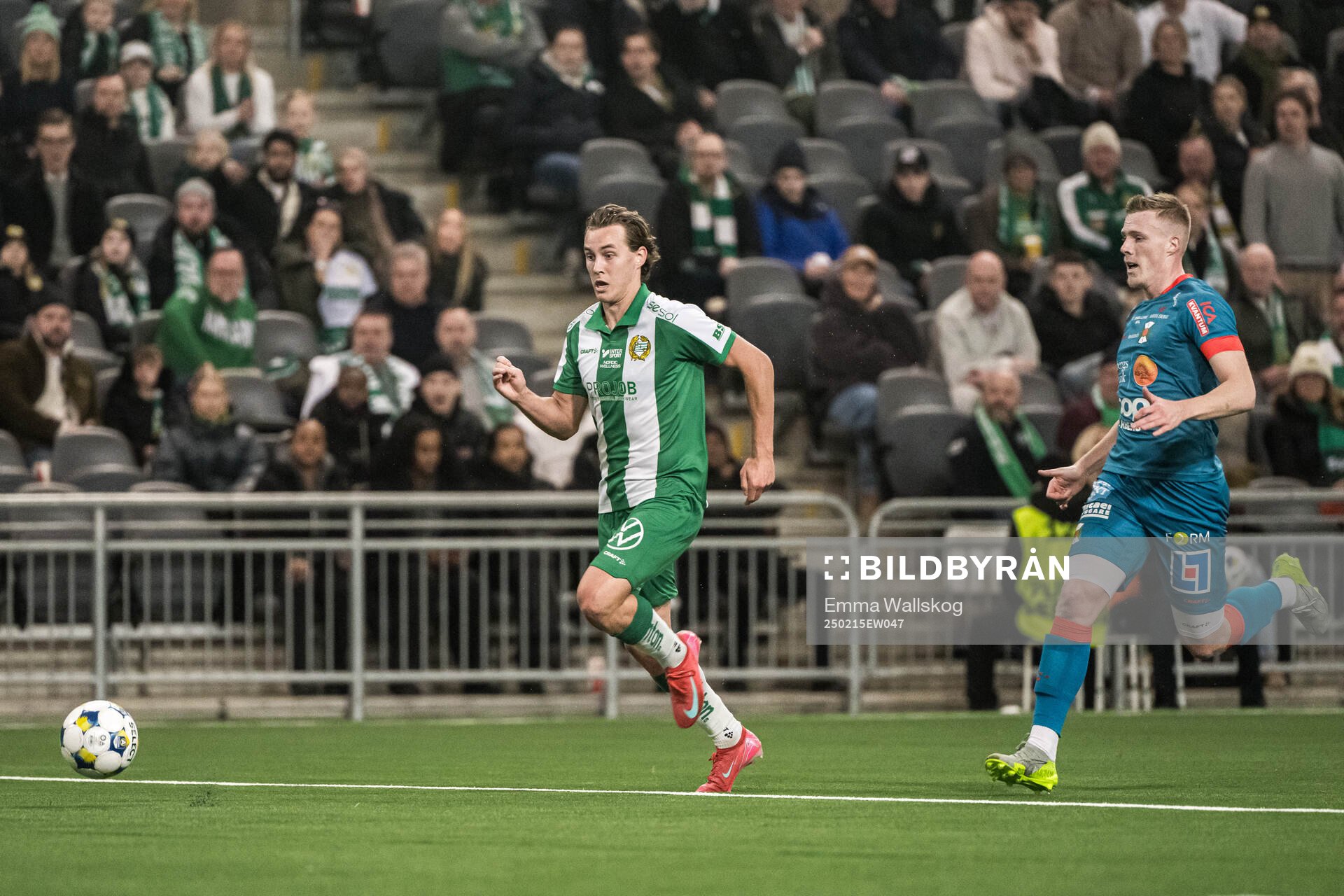 Hammarbys Hampus Skoglund och Varbergs Emil Hellman