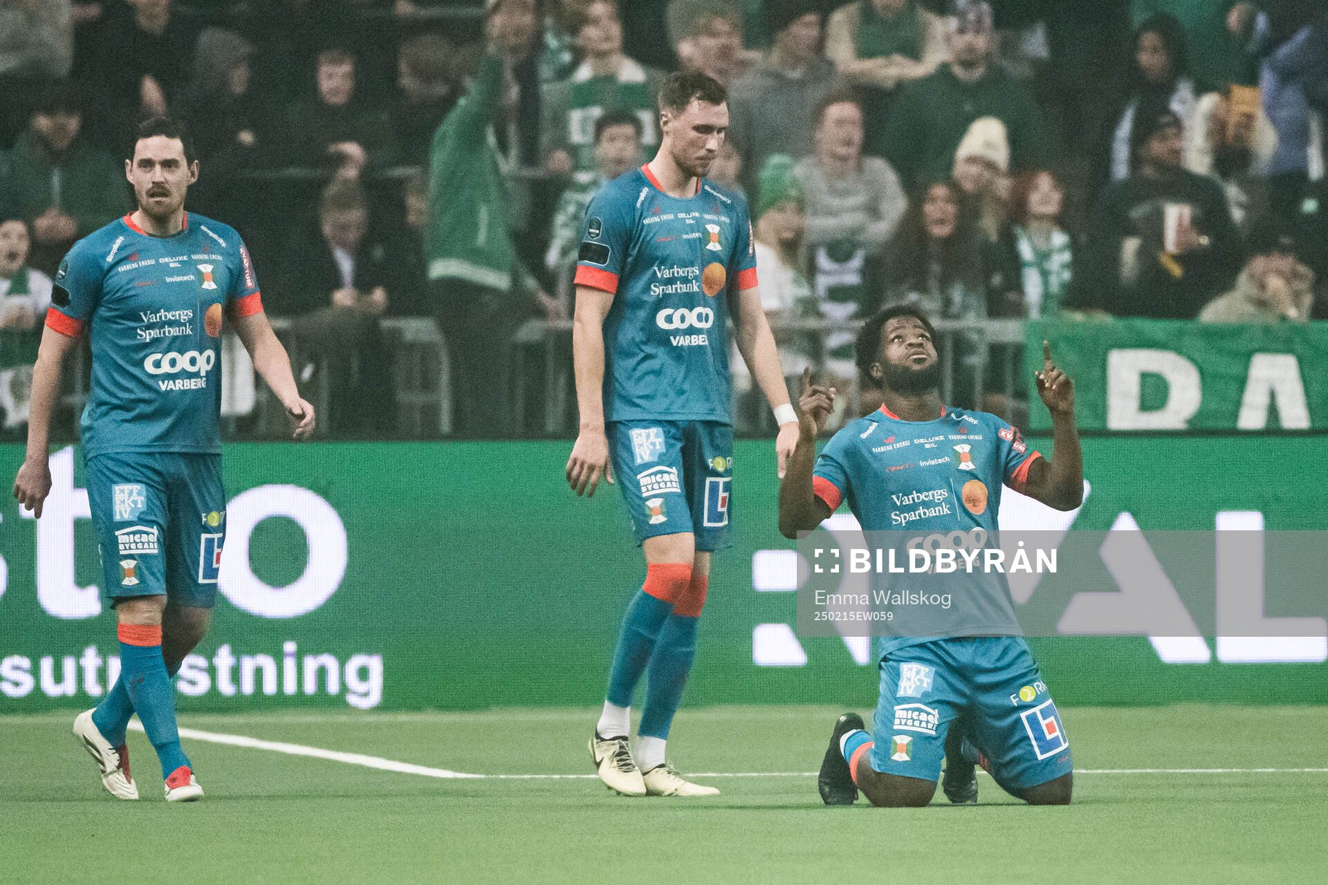 Varbergs Kevin Appiah Nyarko jublar