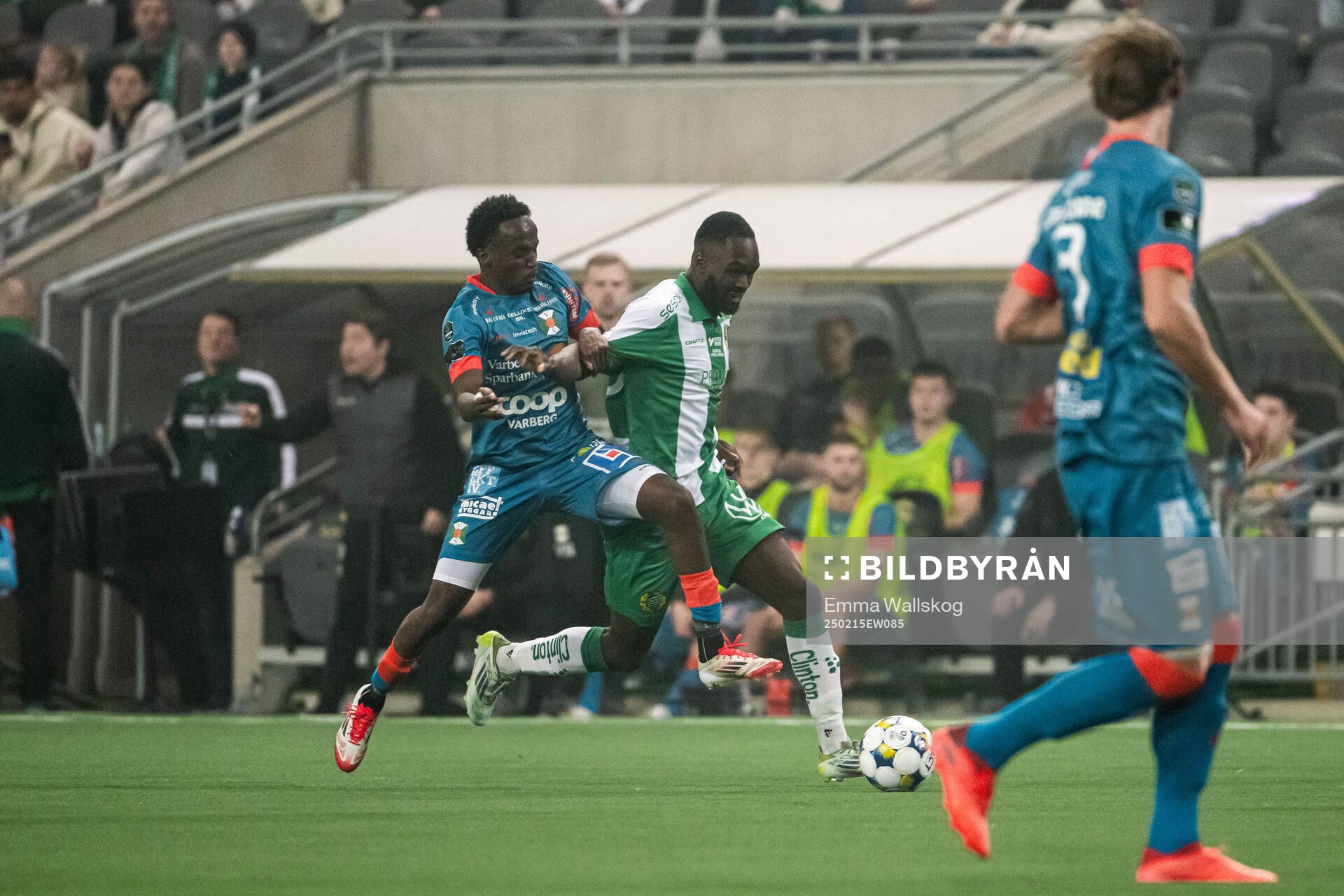Varbergs Nuurdin Ali Mohudin och Hammarbys Adam Akimey
