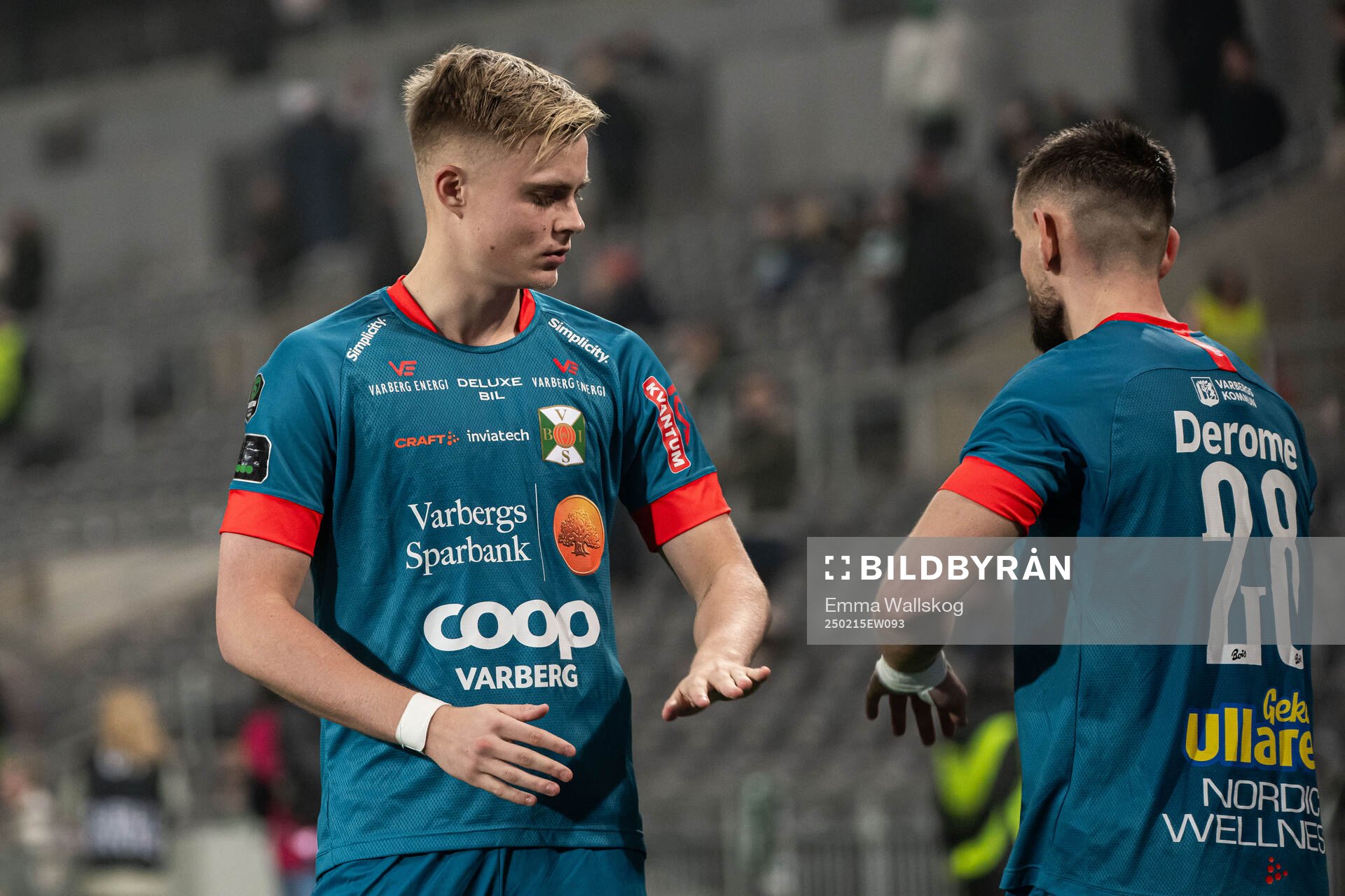 Varbergs Edvin Tellgren och Erion Sadiku
