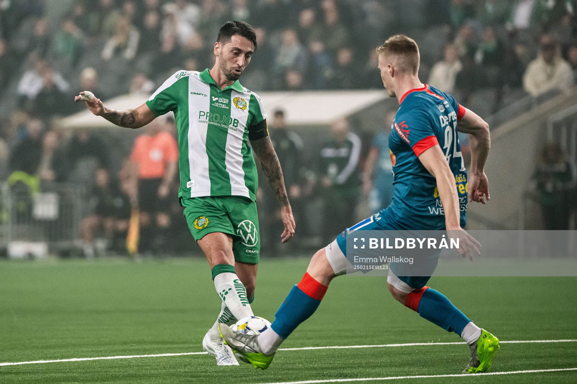 Hammarbys Nahir Besara och Varbergs Emil Hellman