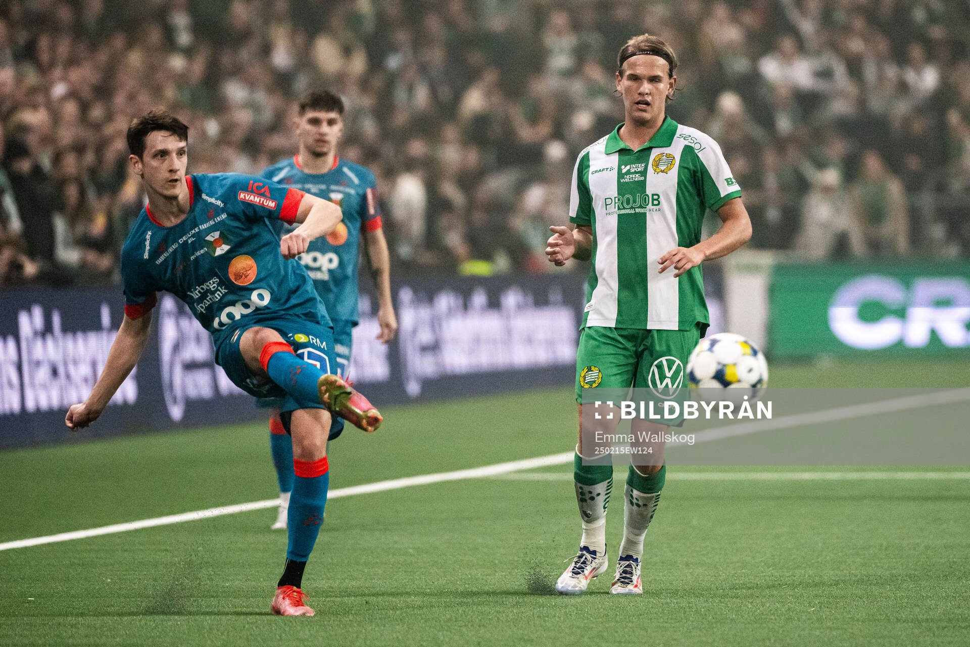 Varbergs Olle Edlund och Hammarbys Markus Karlsson