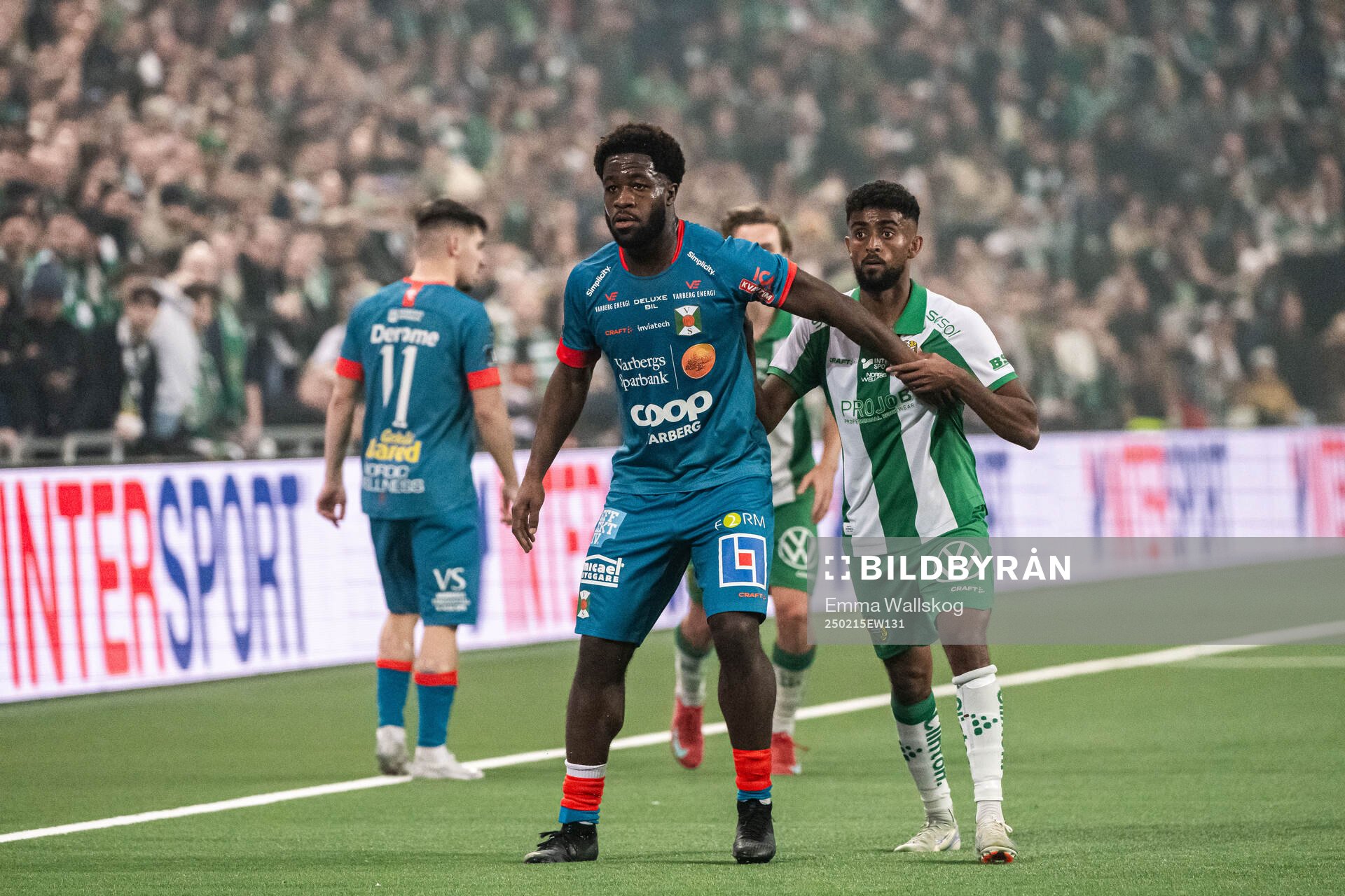 Varbergs Kevin Appiah Nyarko och Hammarbys Tesfaldet Tekie