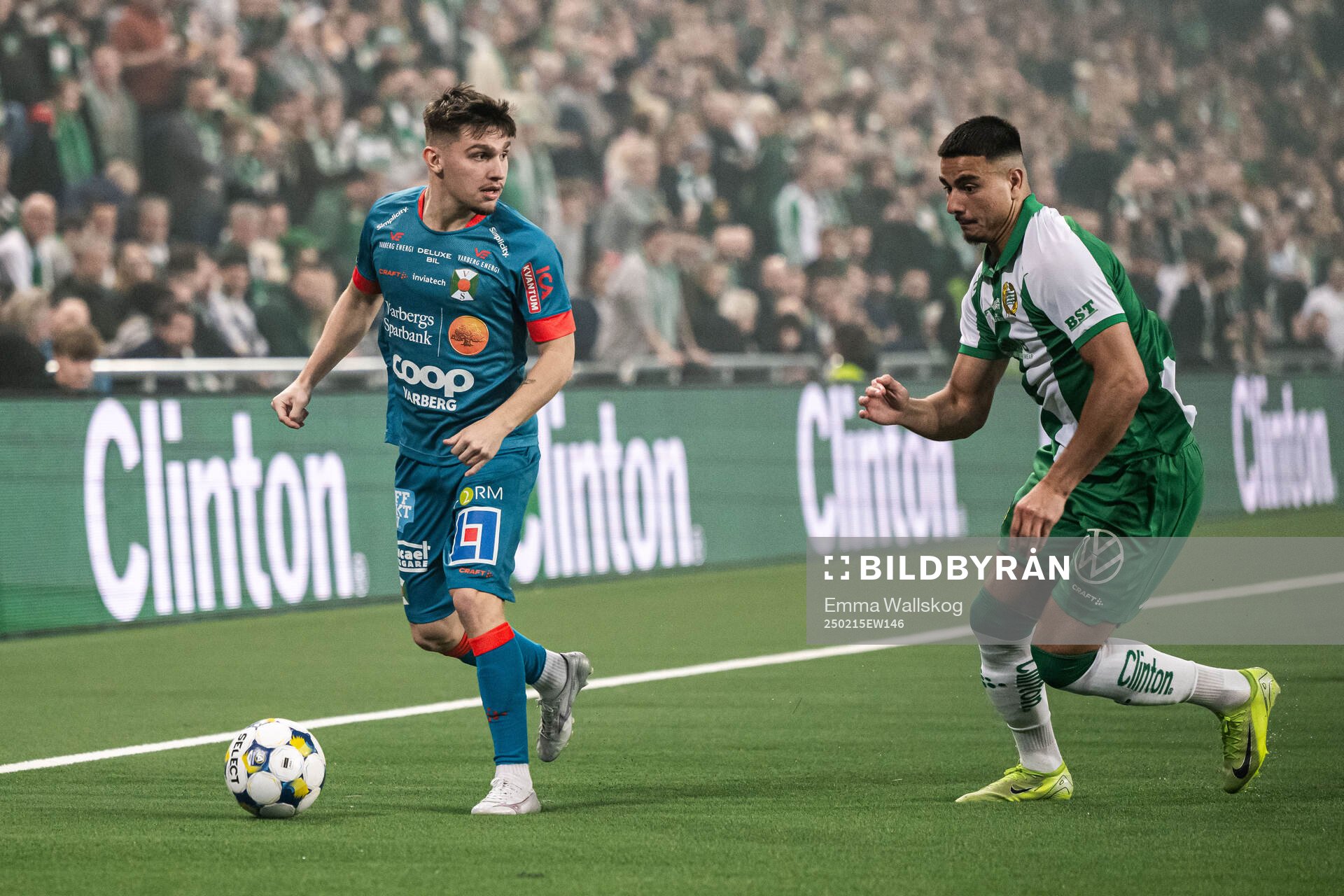 Varbergs Isak Bjerkebo och Hammarbys Jusef Erabi