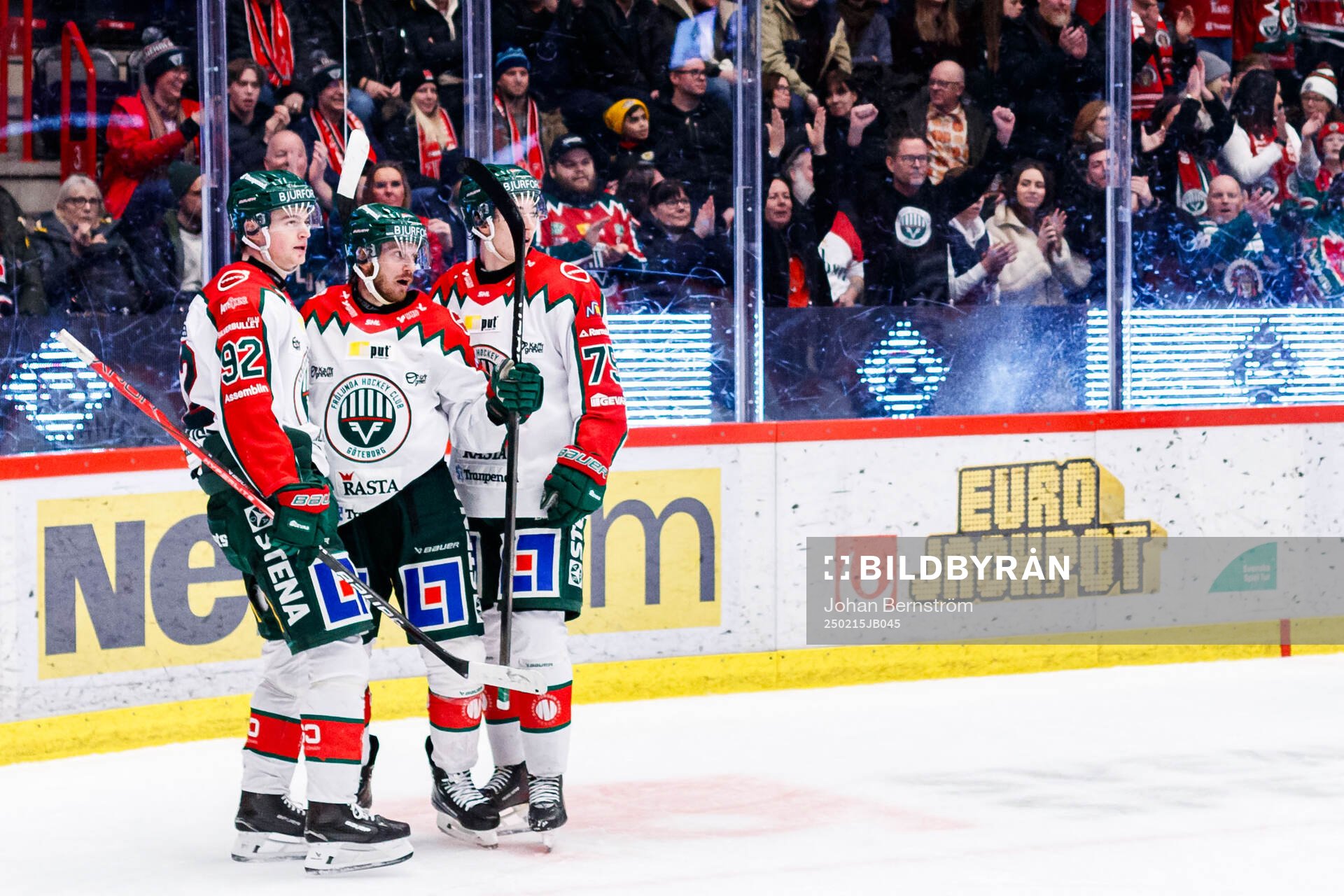 Frölundas Erik Thorell jublar