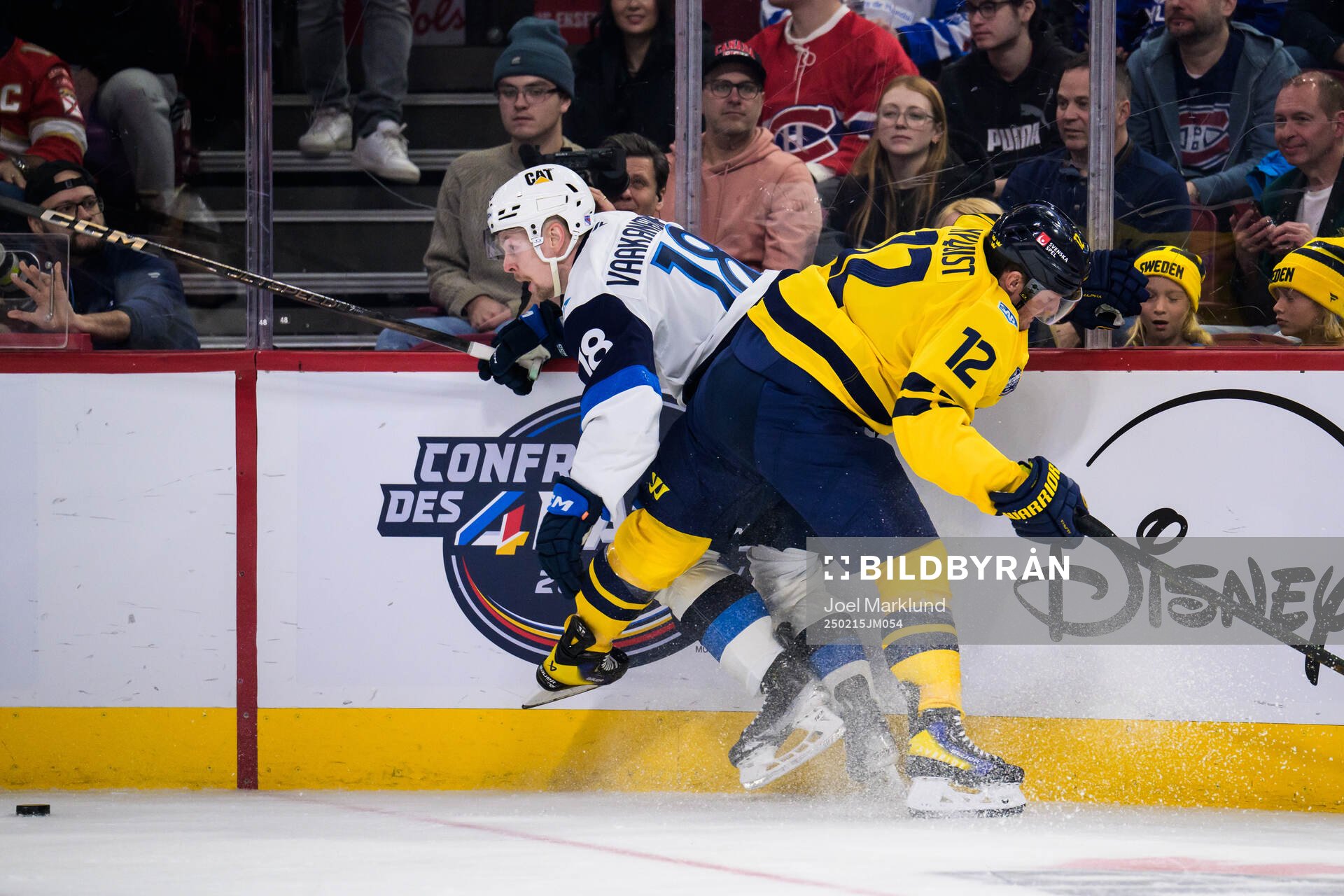Urho Vaakanainen of Finland and Gustav Nyquist of Sweden